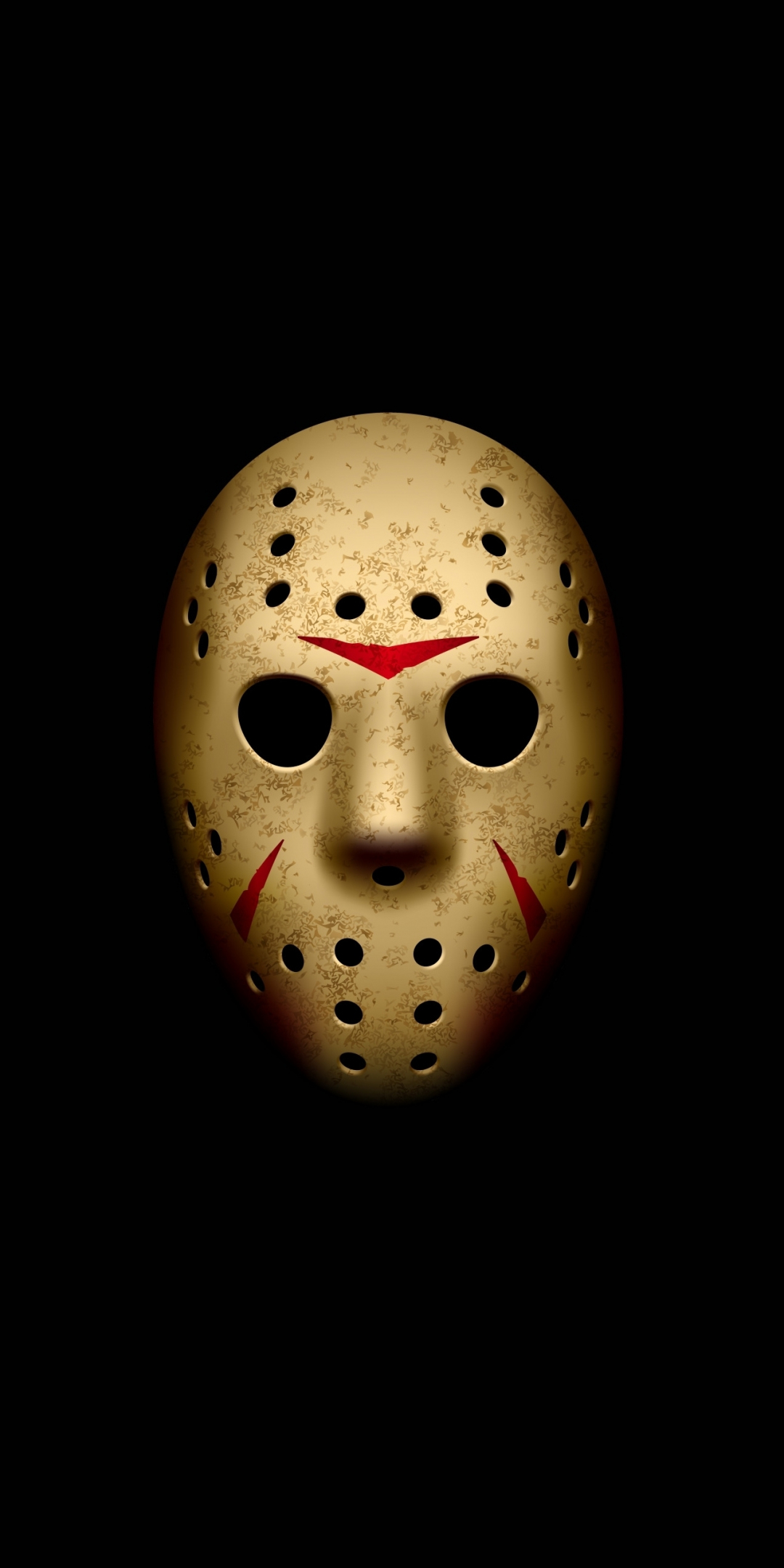 Jason's mask, movie, dark, 1080x2160 wallpaper