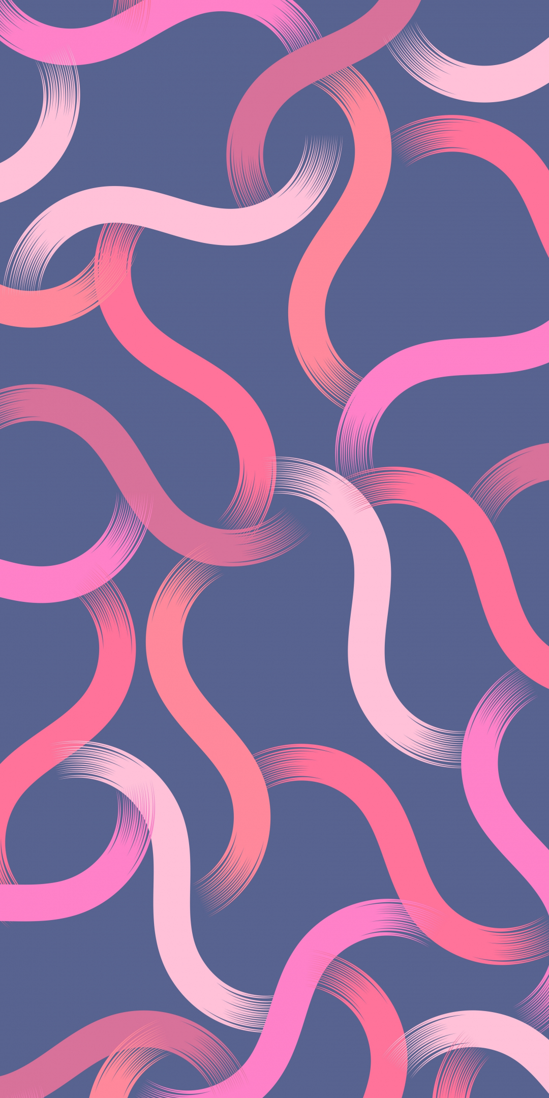 Curvy lines, texture, pattern, 1080x2160 wallpaper