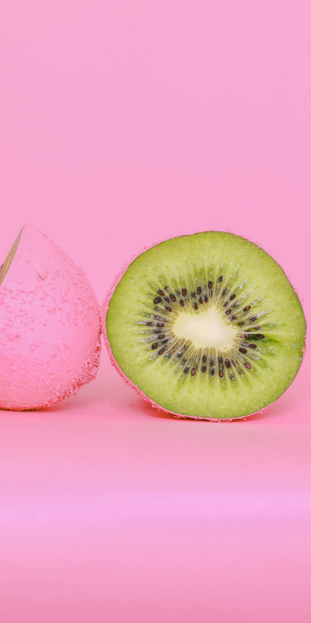 Fruit, pink theme, kiwifruit, 1080x2160 wallpaper