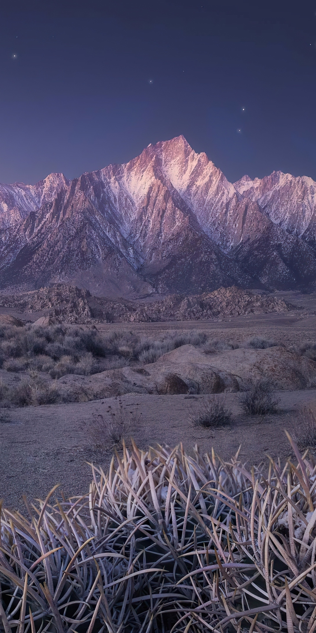 Twilight at the California Eastern Sierra, nature, landscape, mountains, 1080x2160 wallpaper