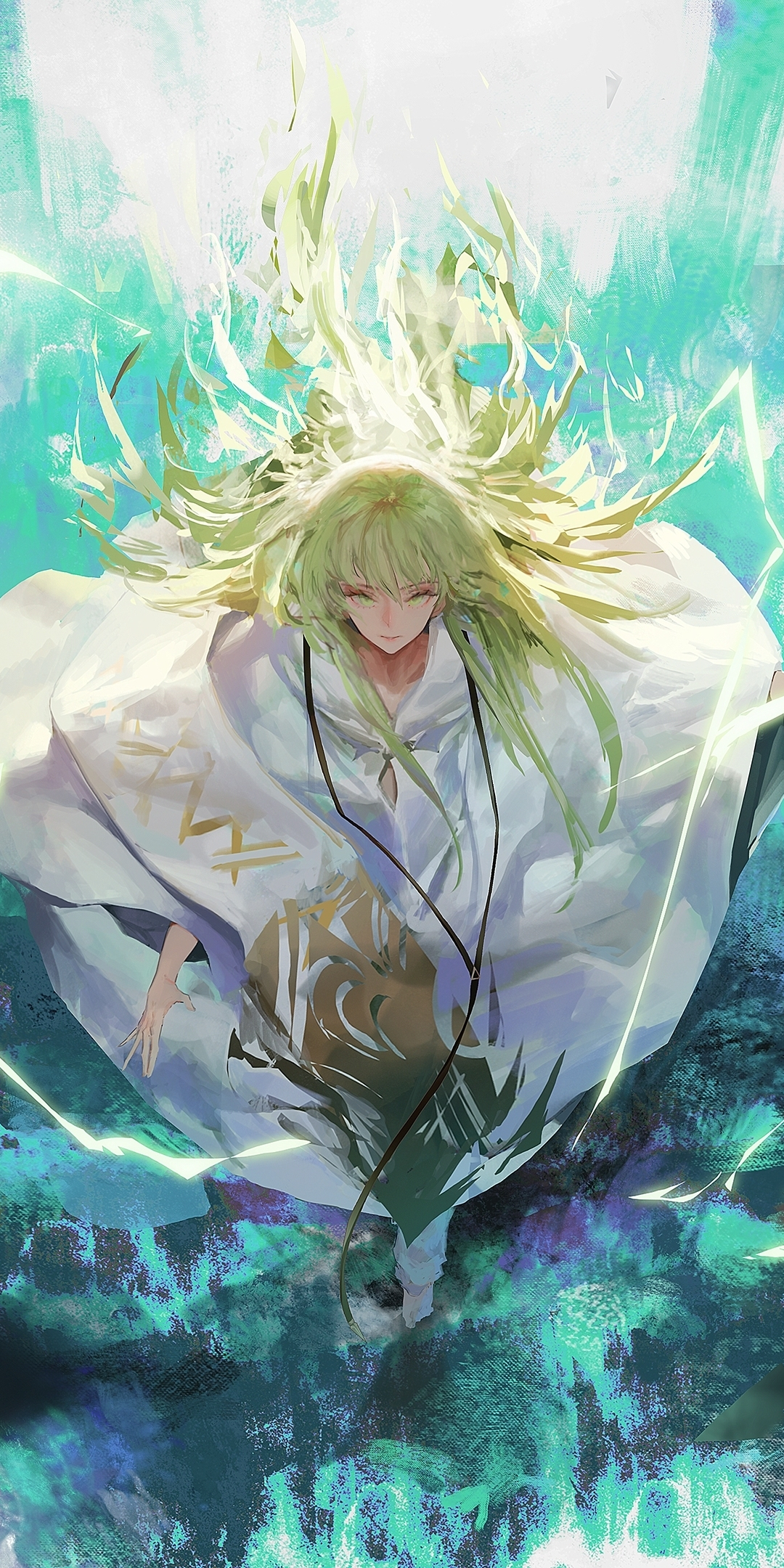 Art, Enkidu, Fate/Grand Order, anime, 1080x2160 wallpaper