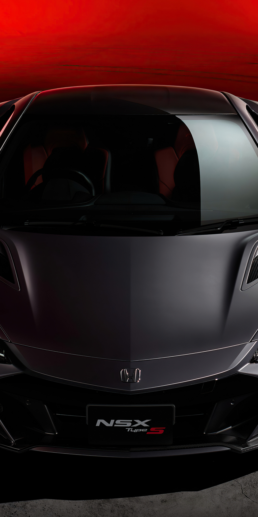 2022 Honda NSX Type S, black supercar, 1080x2160 wallpaper