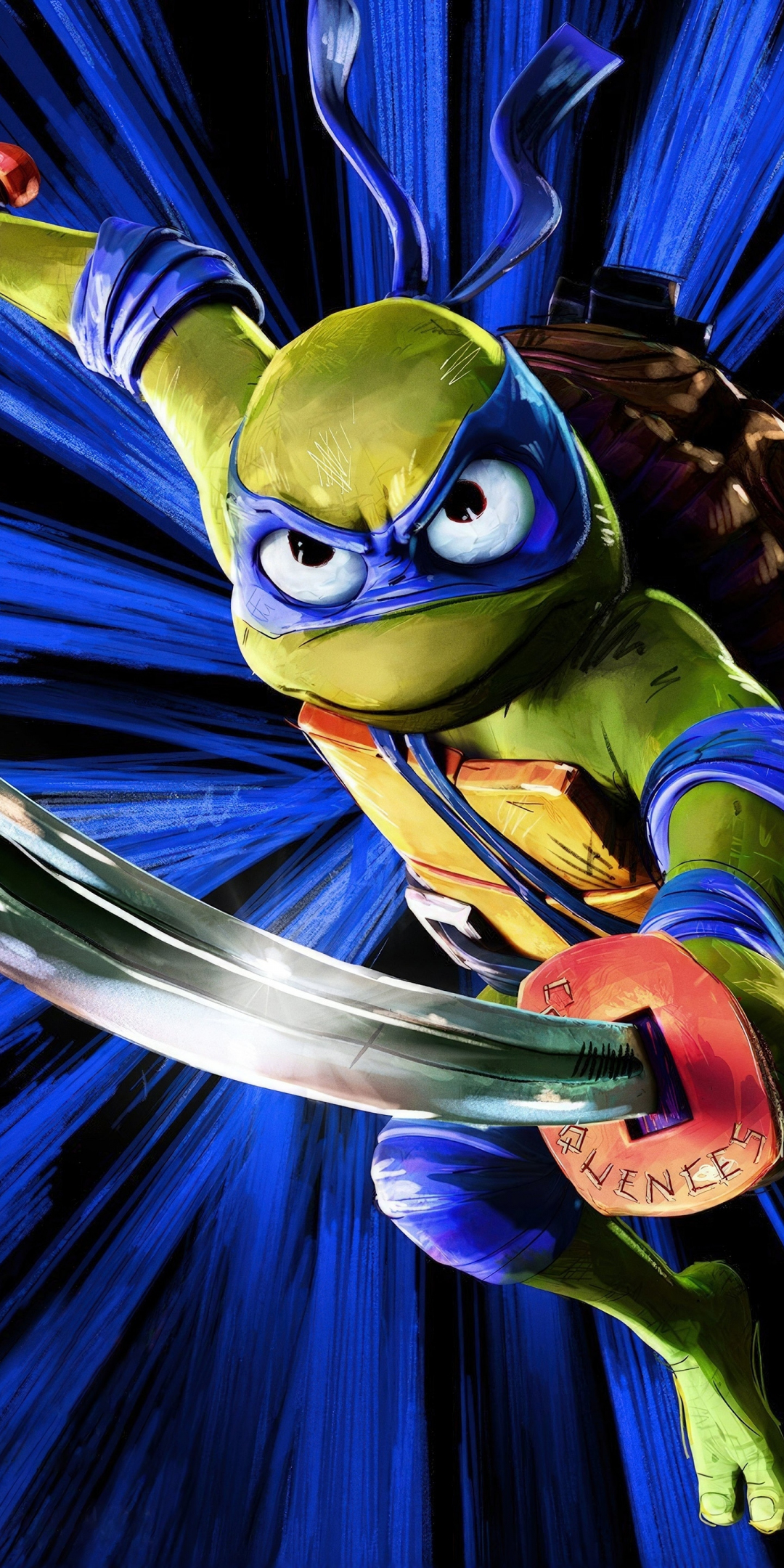 Mutant Mayhem, Turtle Ninja, 2023 movie, 1080x2160 wallpaper
