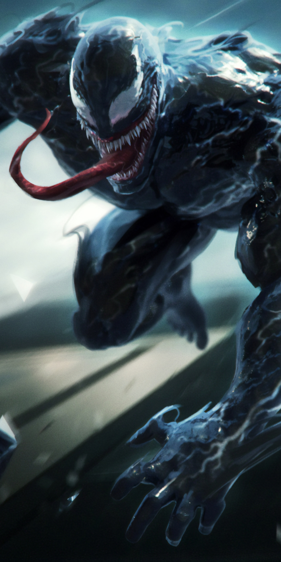 Venom, villain, artwork, 2018, 1080x2160 wallpaper