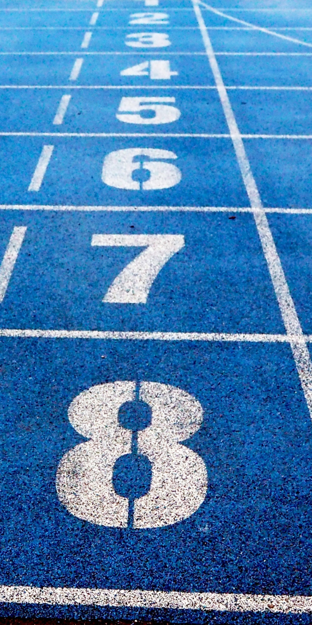 Running track, sports, numbers, typos, 1080x2160 wallpaper
