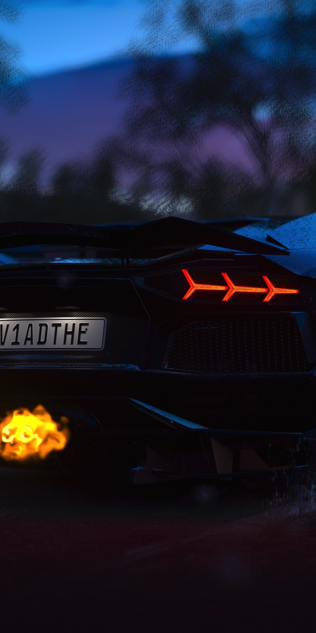 Forza horizon 3, Lamborghini Aventador, sports car, video game, 1080x2160 wallpaper
