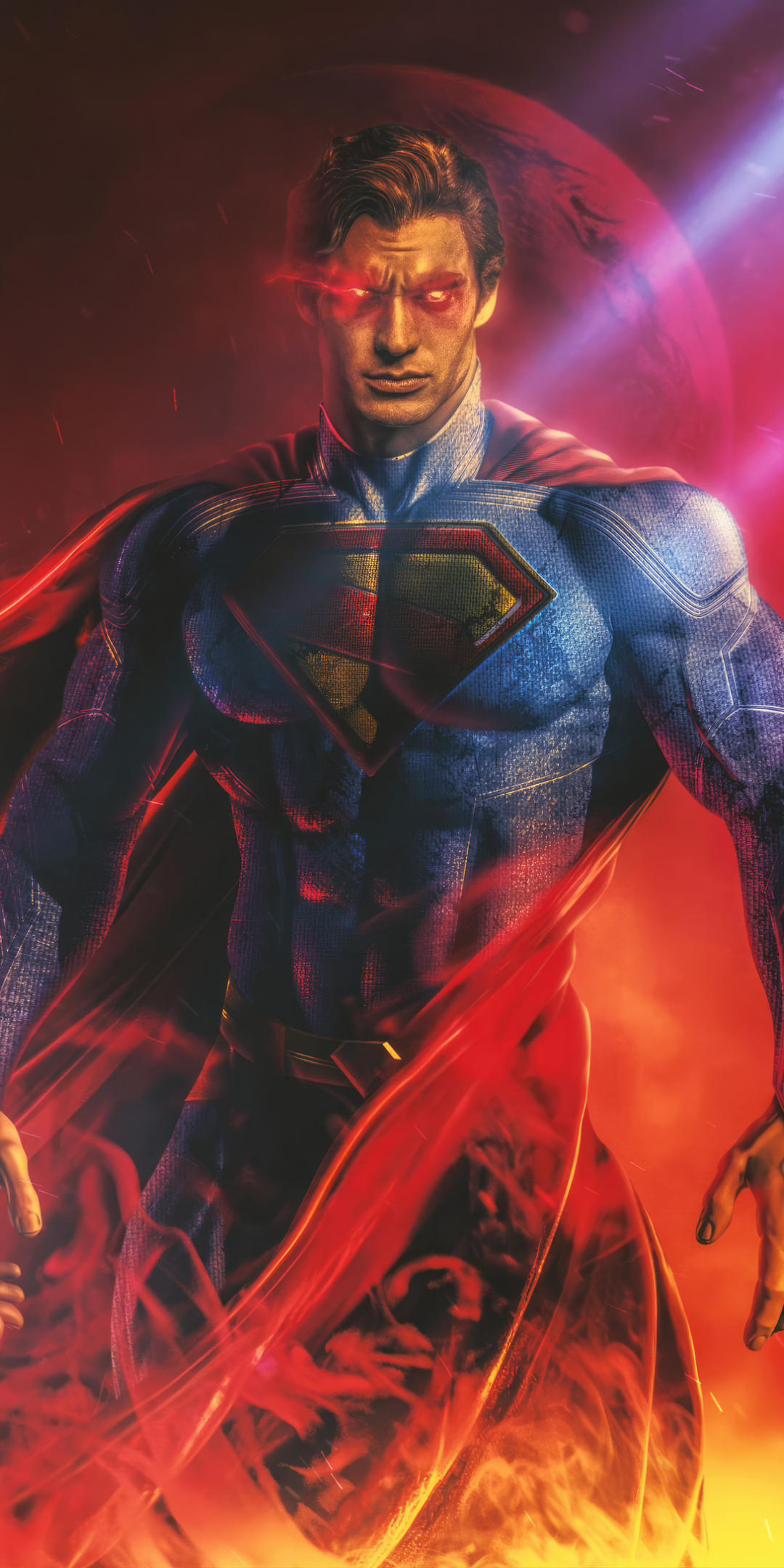 Download wallpaper 1080x2160 superman, man of steel on earth, mighty ...