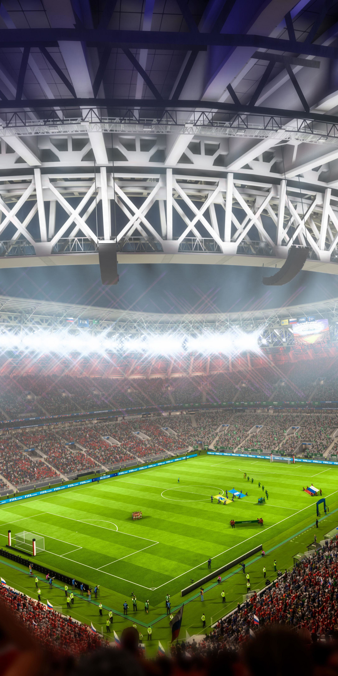 FIFA 18, stadium, video game, 2017, 1080x2160 wallpaper