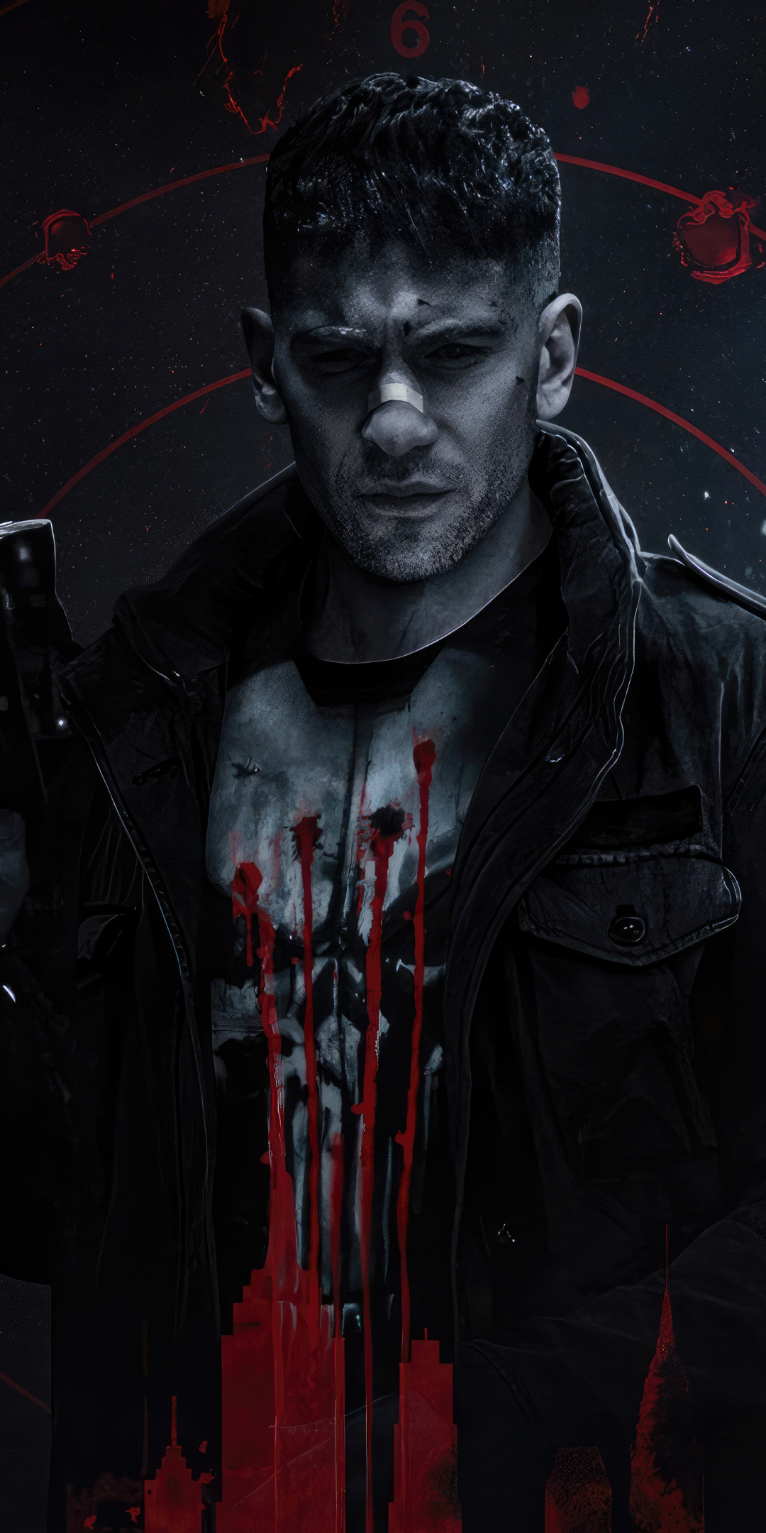 The Punisher, justice from superhero, 2024, 1080x2160 wallpaper