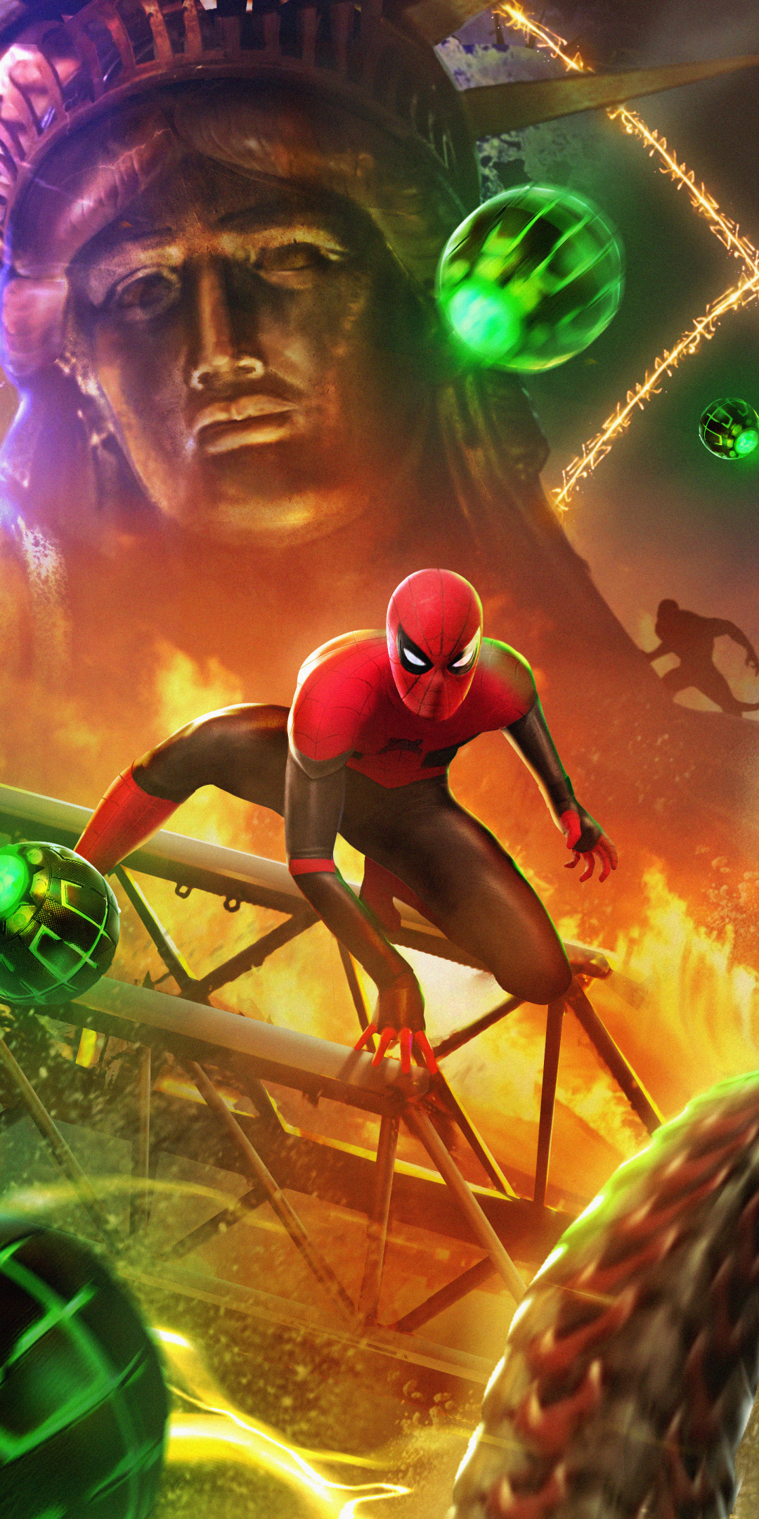 Spider-Man: No Way Home, movie poster, all spider-men, 2022, 1080x2160 wallpaper
