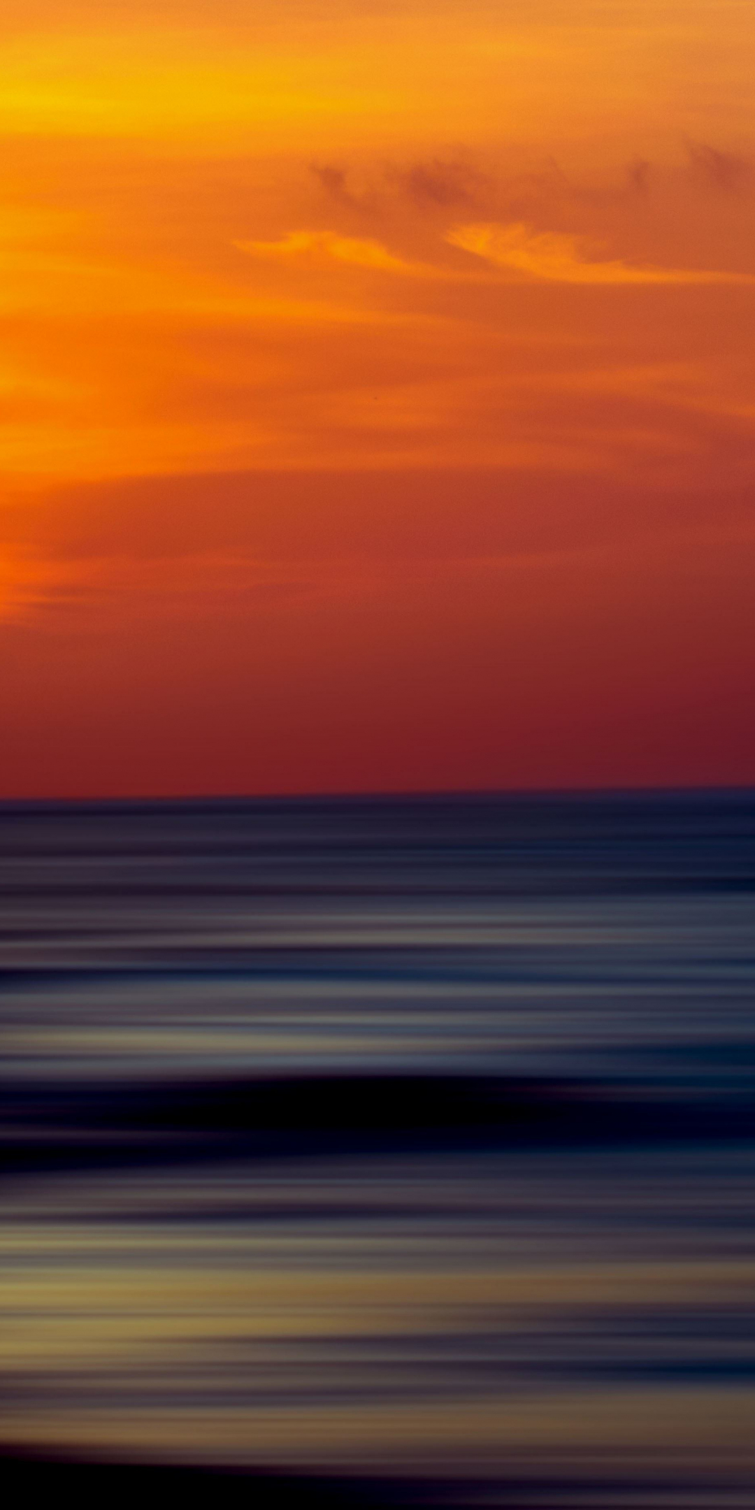 Sunset, nature, horizon, 1080x2160 wallpaper
