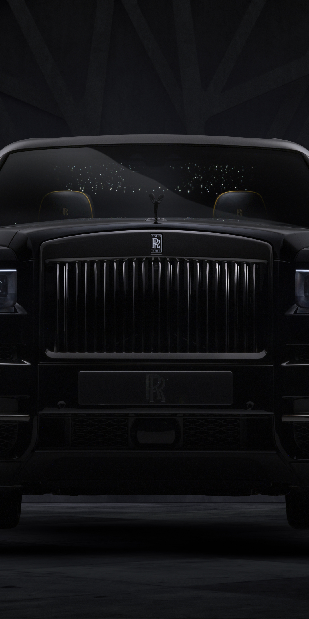 Rolls-Royce Cullinan black badge, luxury car, 2019, 1080x2160 wallpaper