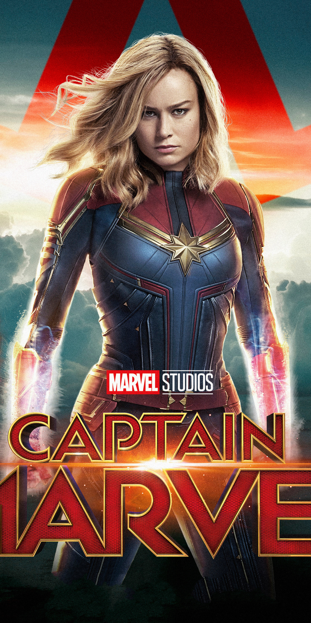 Movie, superhero, actress, Captain Marvel, 1080x2160 wallpaper