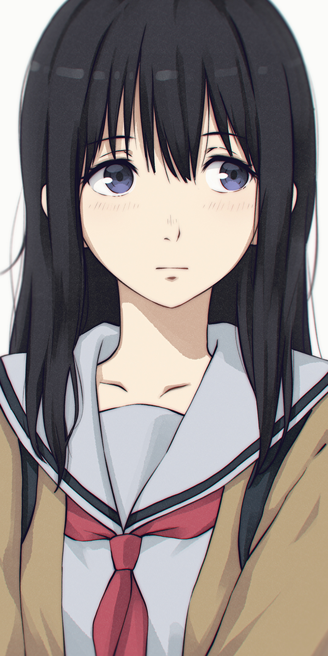 Curious, Ueno Naoka, Koe no Katachi, anime girl, 1080x2160 wallpaper