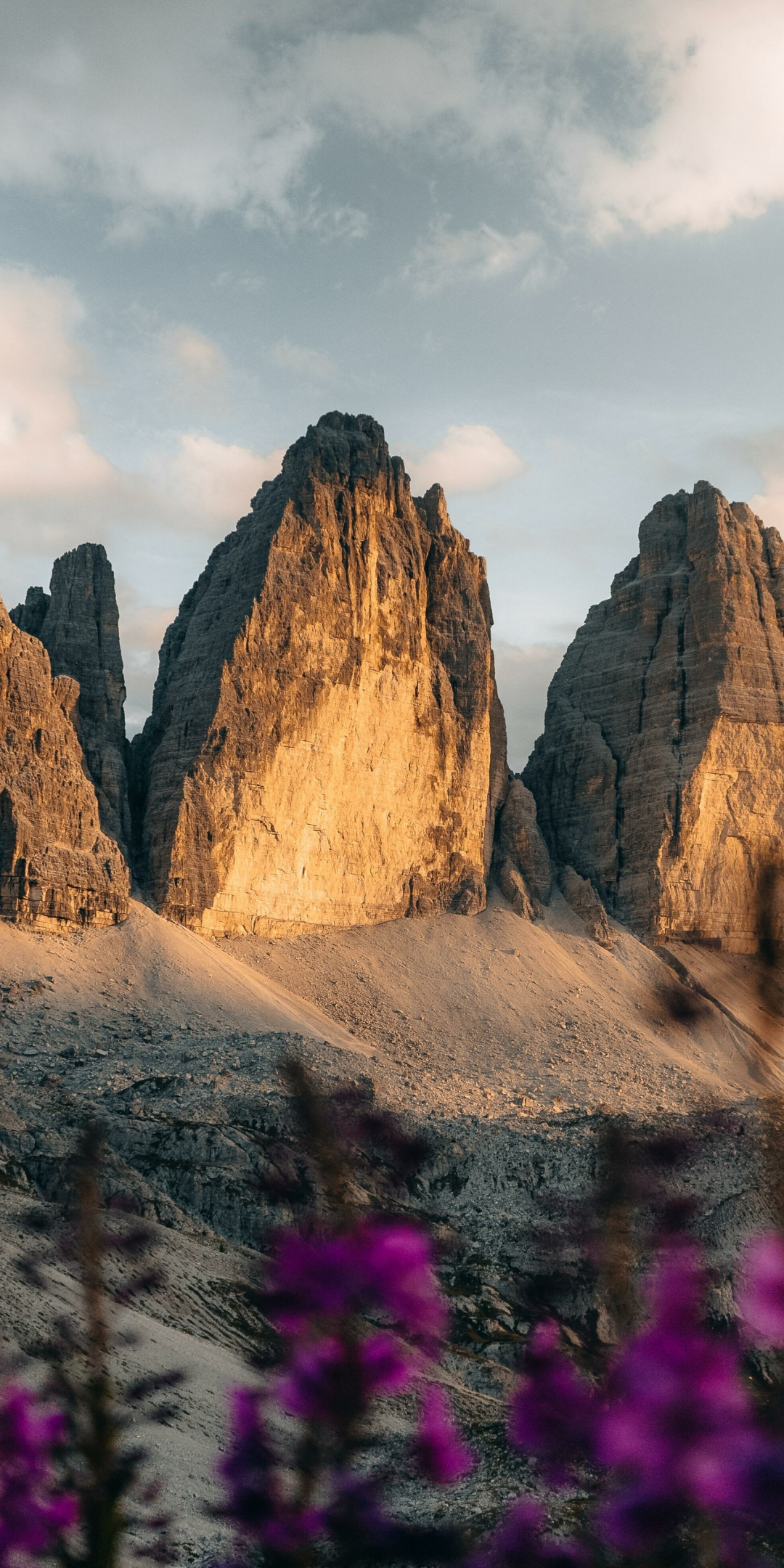 Beautiful, Dolomites mountain cliffs, nature, 1080x2160 wallpaper
