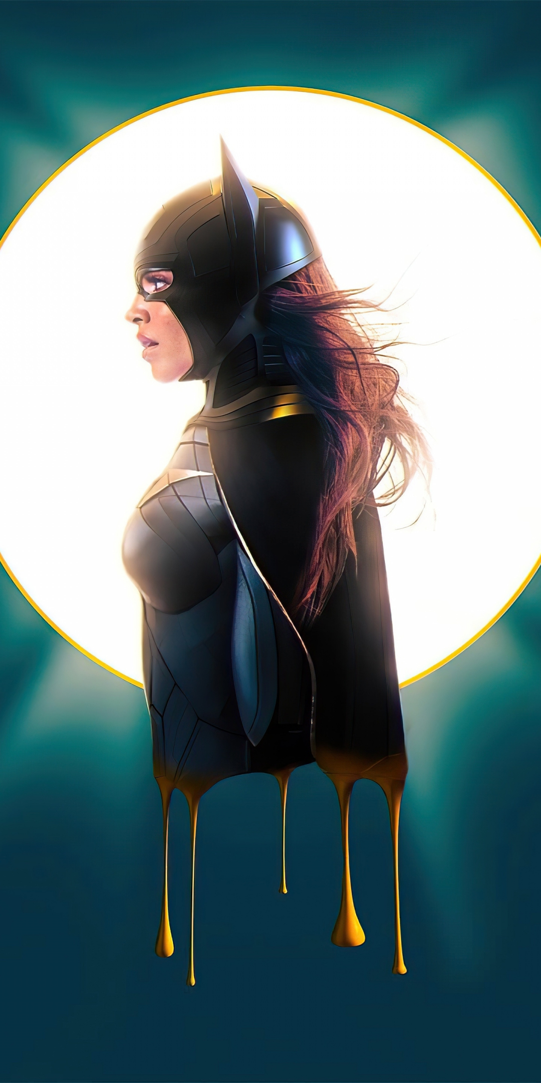 The Batgirl, minimal, 2023, 1080x2160 wallpaper