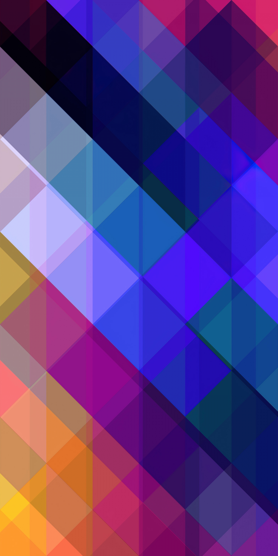 Colorful pattern, abstract small squares, colorful, 1080x2160 wallpaper