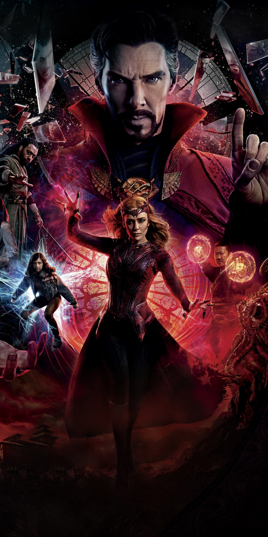Multiverse of Madness, Scarlet Witch, movie, 1080x2160 wallpaper