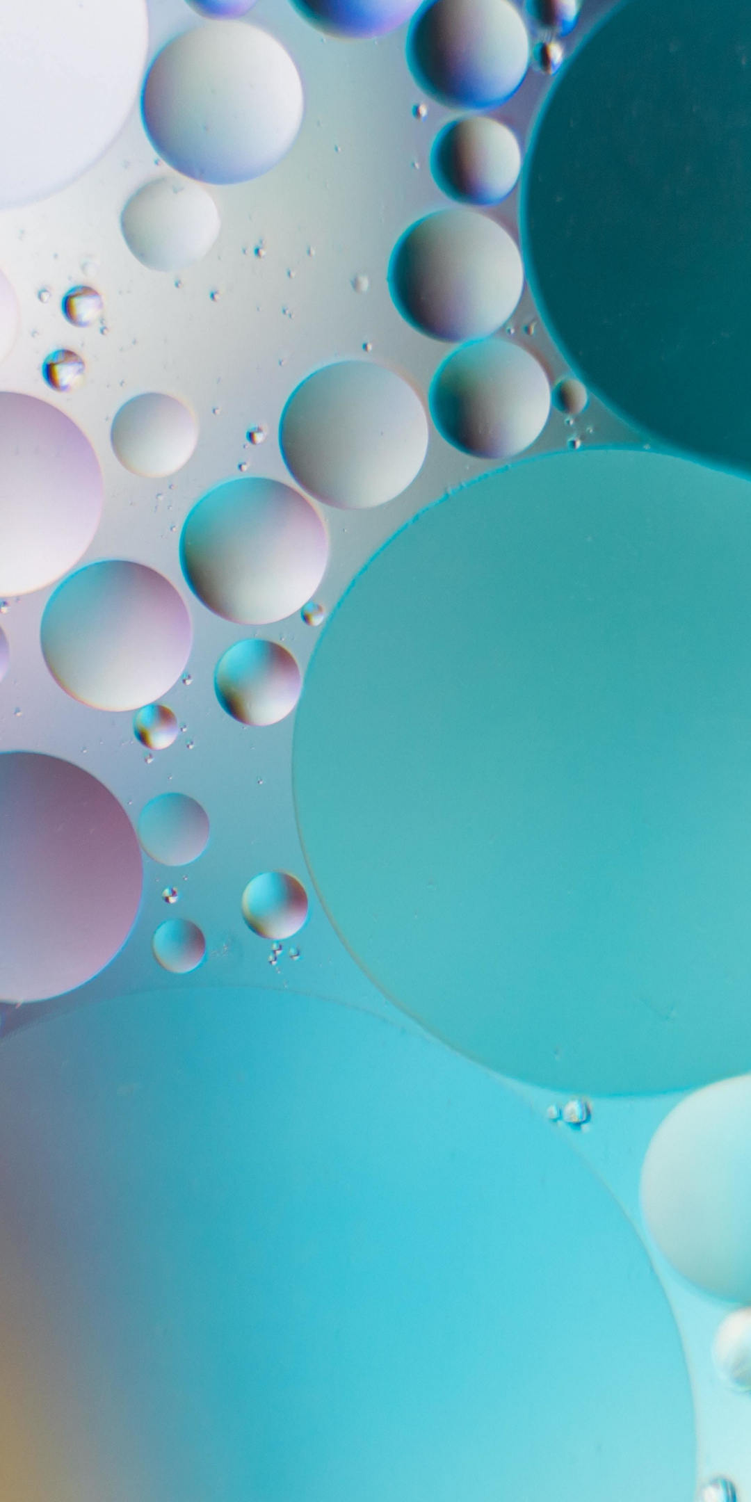 Close up, bubble, texture, 1080x2160 wallpaper