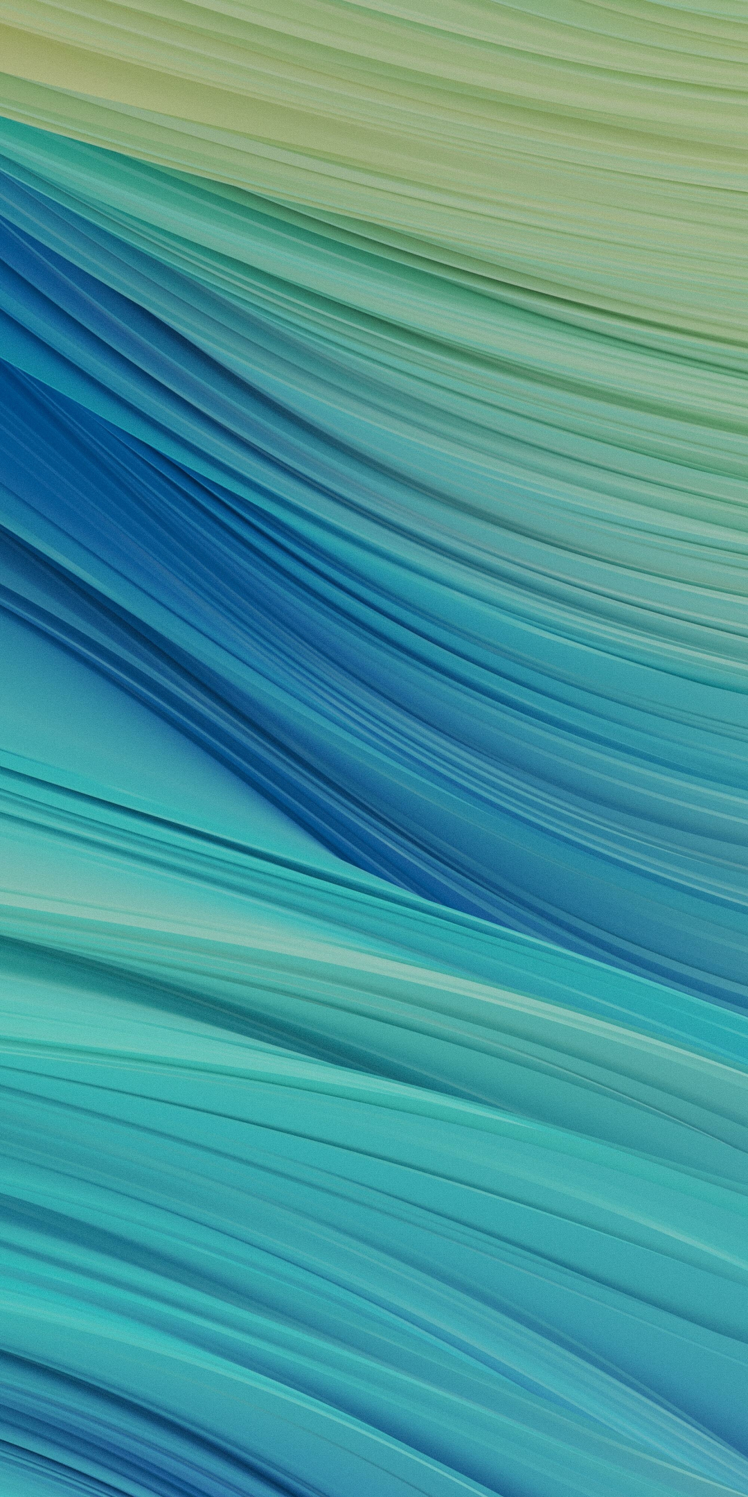 Blue-green gradient, threads, art, 1080x2160 wallpaper