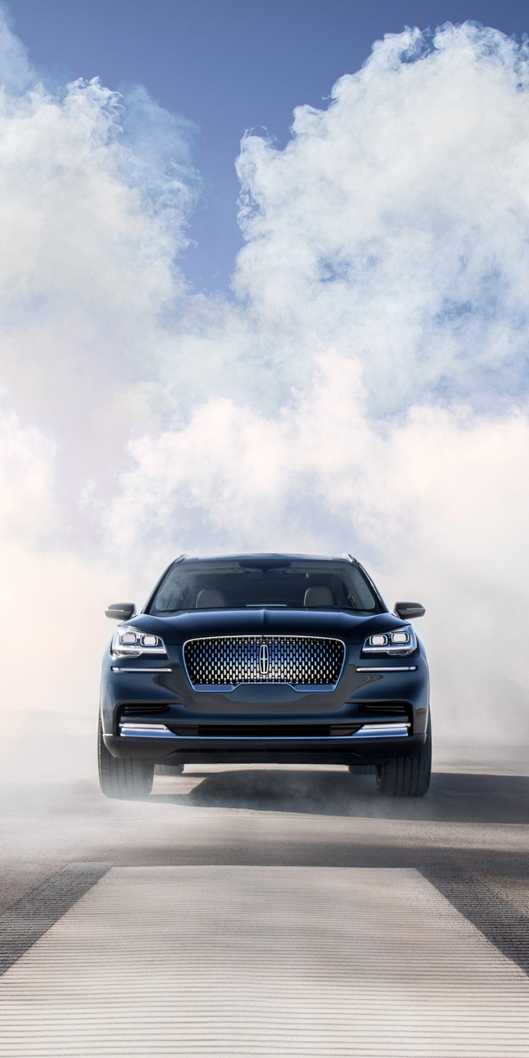 Lincoln Aviator, smoke, 2018 car, 1080x2160 wallpaper
