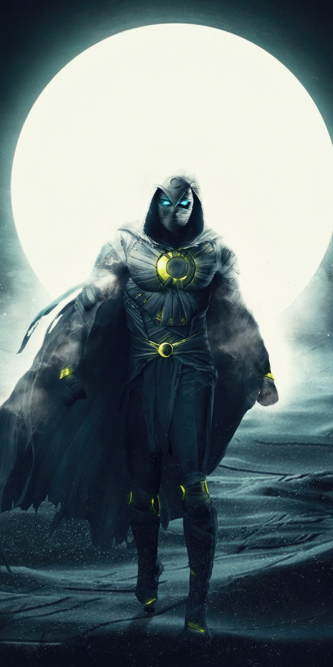 Superhero from marvel, Moon Knight, 1080x2160 wallpaper
