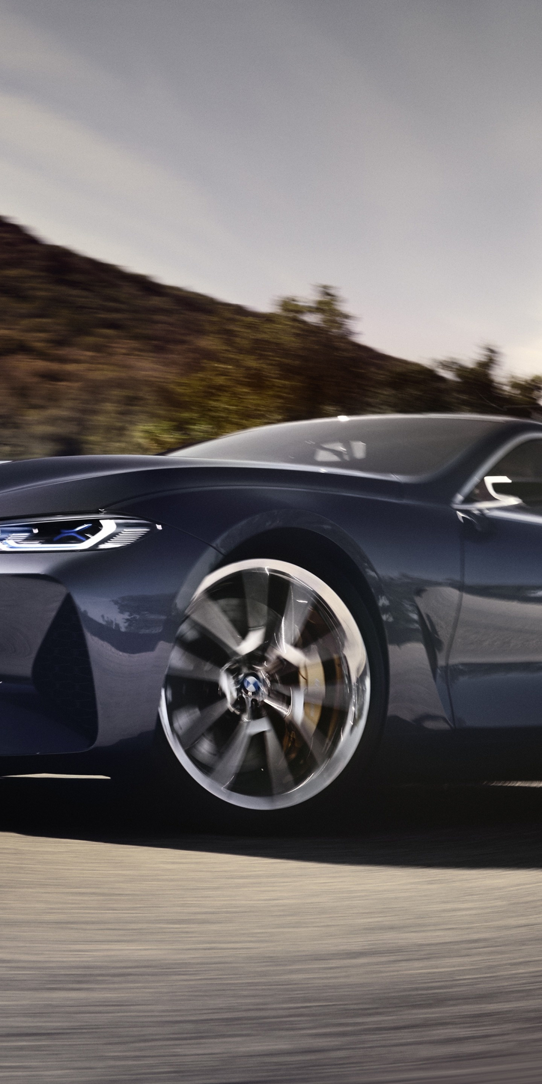 2018, on road, BMW concept 8 series, luxury car, 1080x2160 wallpaper