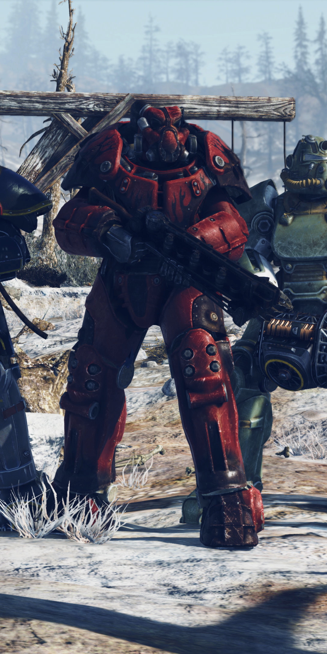 Fallout 76, armour suits, E3 2018, 1080x2160 wallpaper