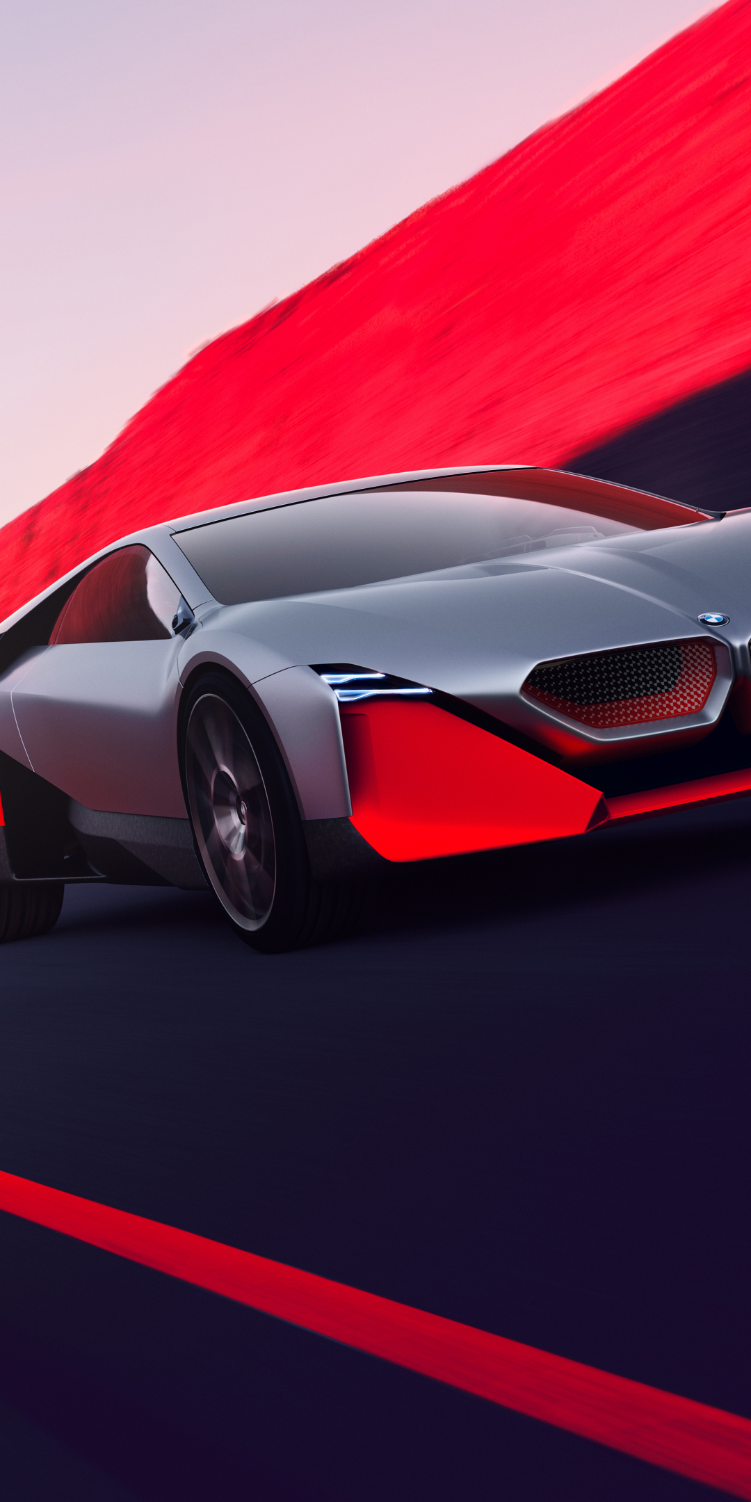 BMW Vision M Next, Concept car, hybrid sports car, 1080x2160 wallpaper