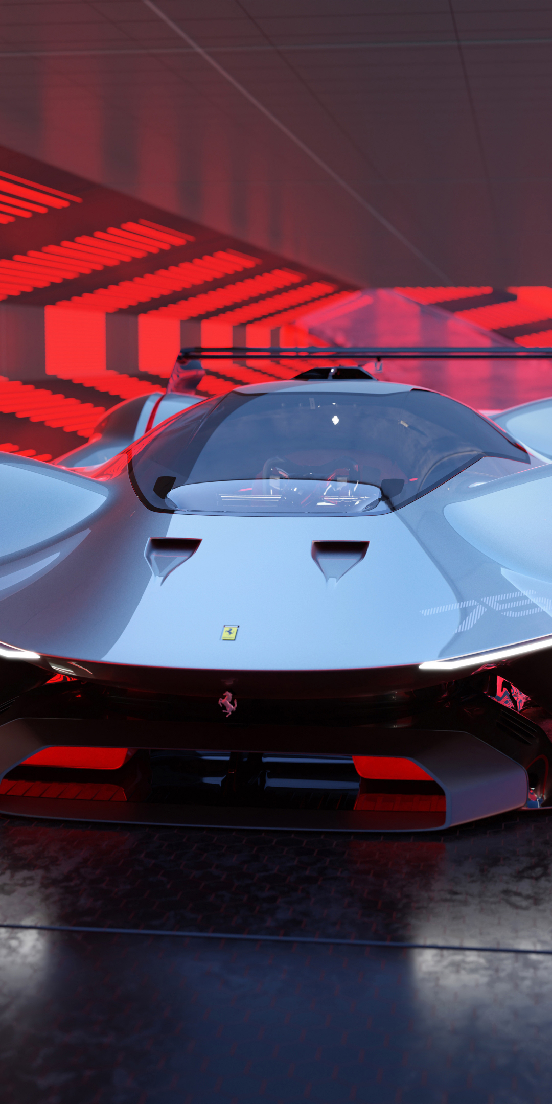 Ferrari Vision Gran Turismo, sportcar 2023, 1080x2160 wallpaper