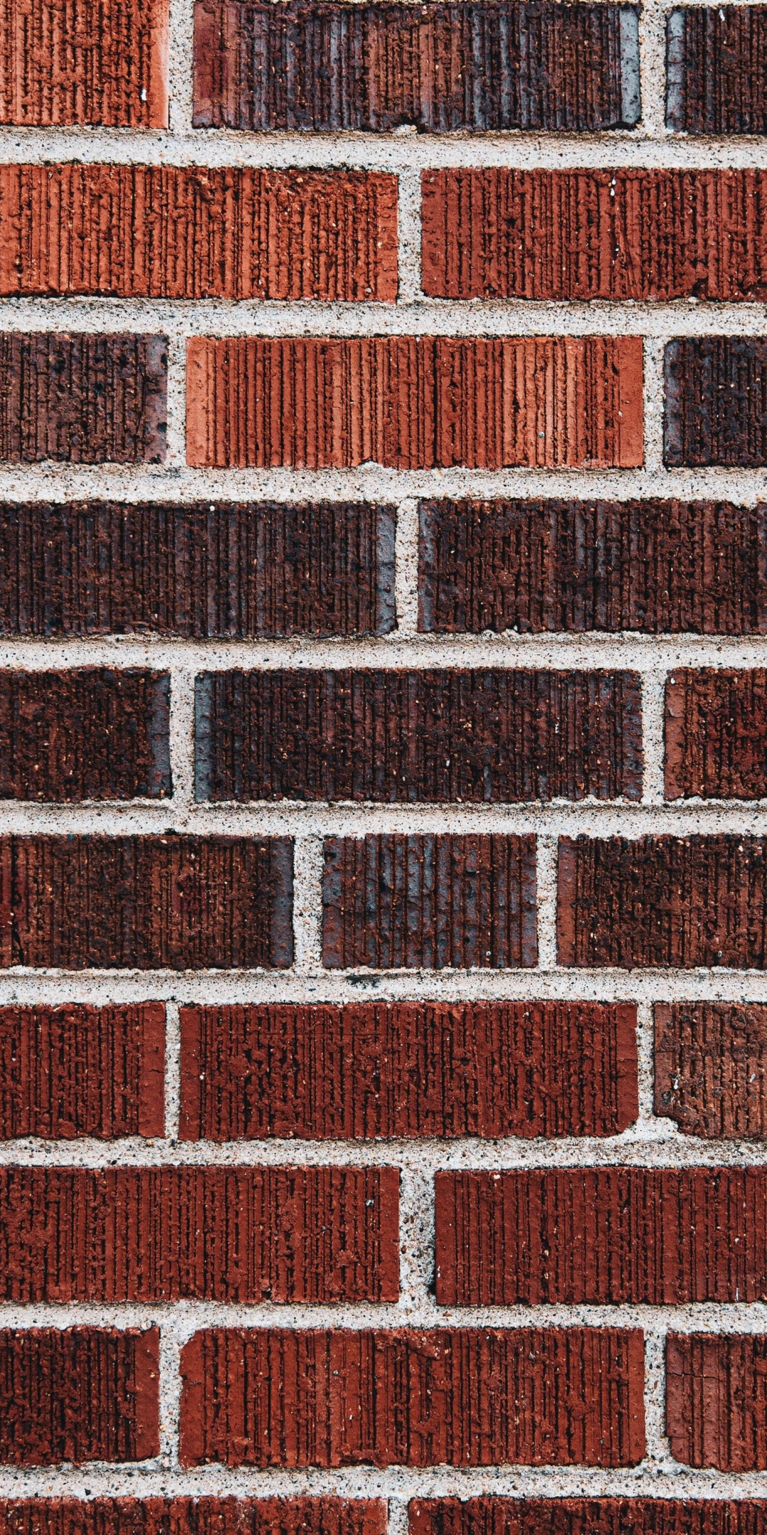 Bricks wall, interior, texture, 1080x2160 wallpaper