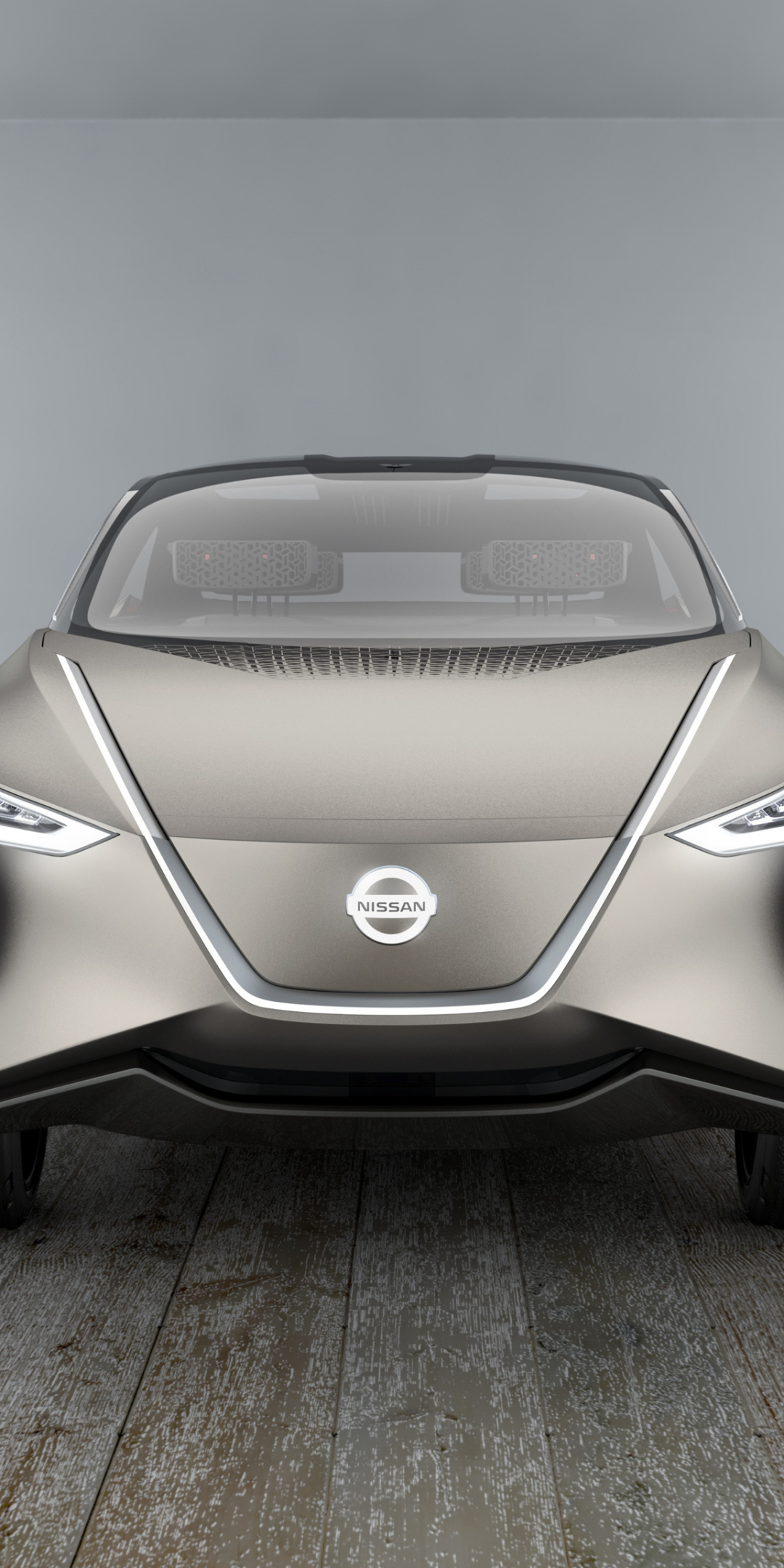Nissan IMx Kuro concept, front, Geneva carshow, 4k, 1080x2160 wallpaper