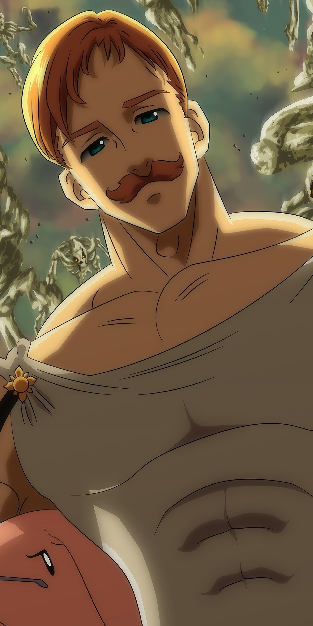 Anime boy, Escanor, the seven deadly sins, anime, 1080x2160 wallpaper