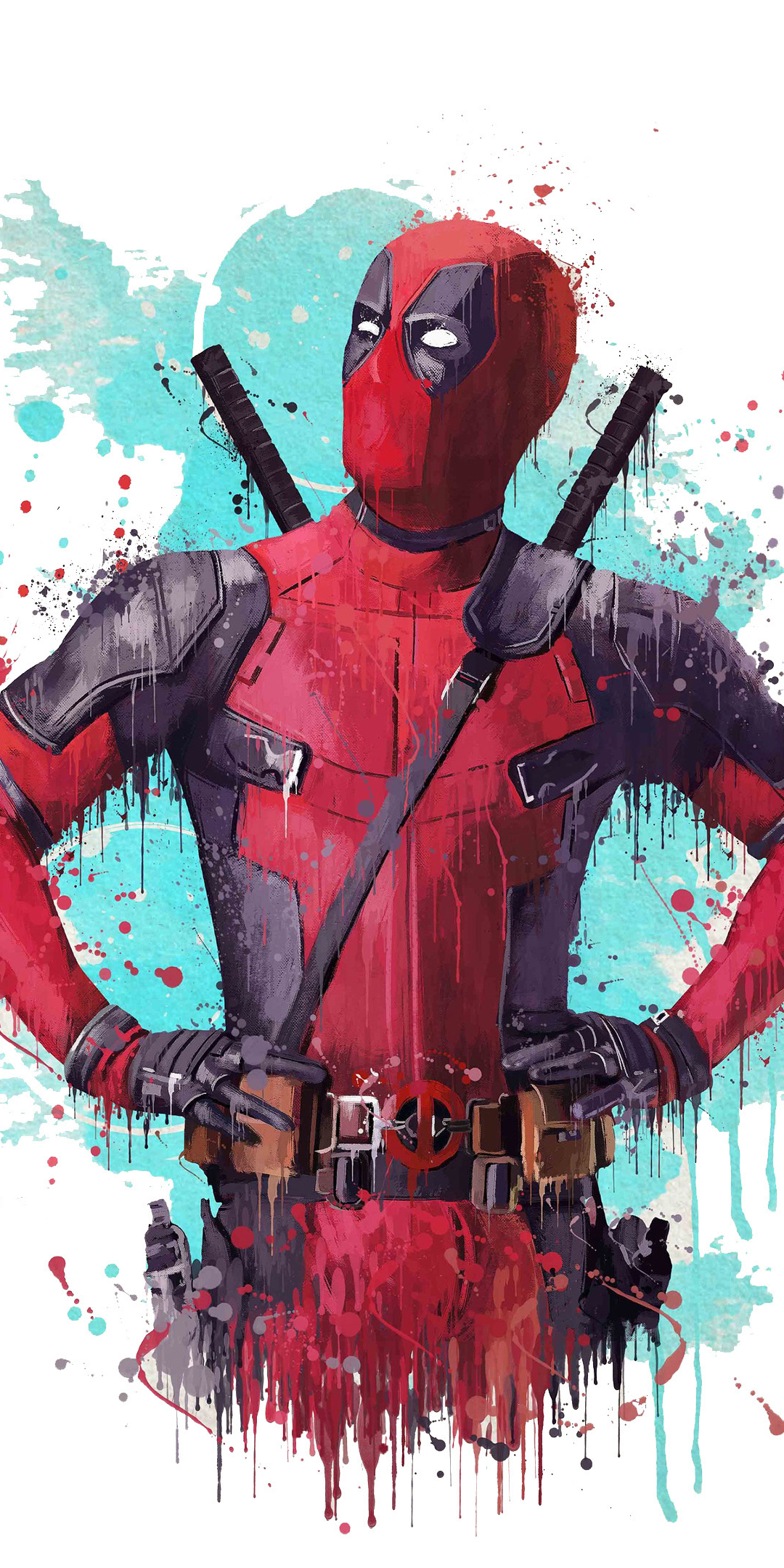Deadpool 2, 2018 movie, fan artwork, 1080x2160 wallpaper