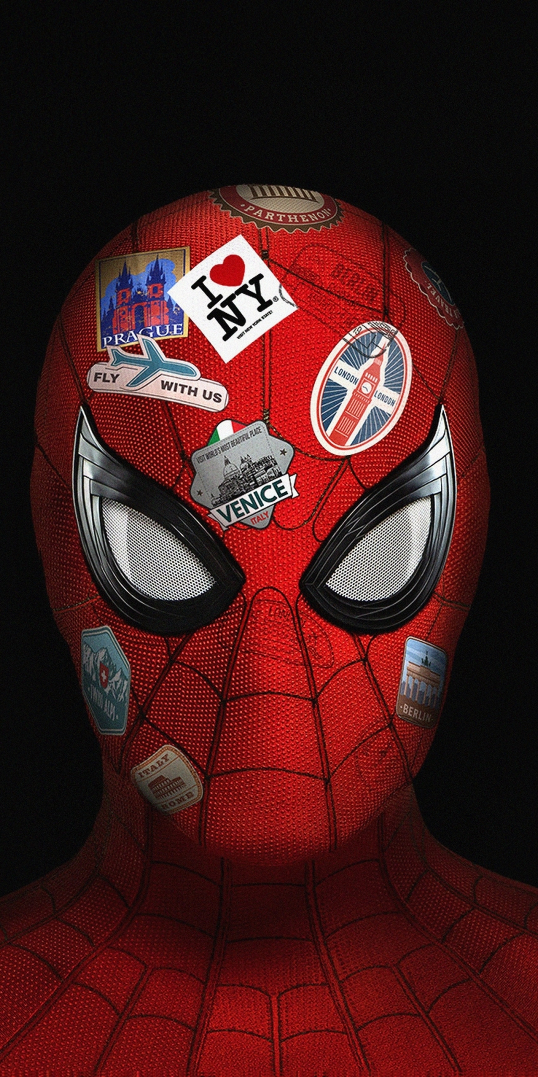 Spider-man: Far From Home, cover poster, artwork, 1080x2160 wallpaper