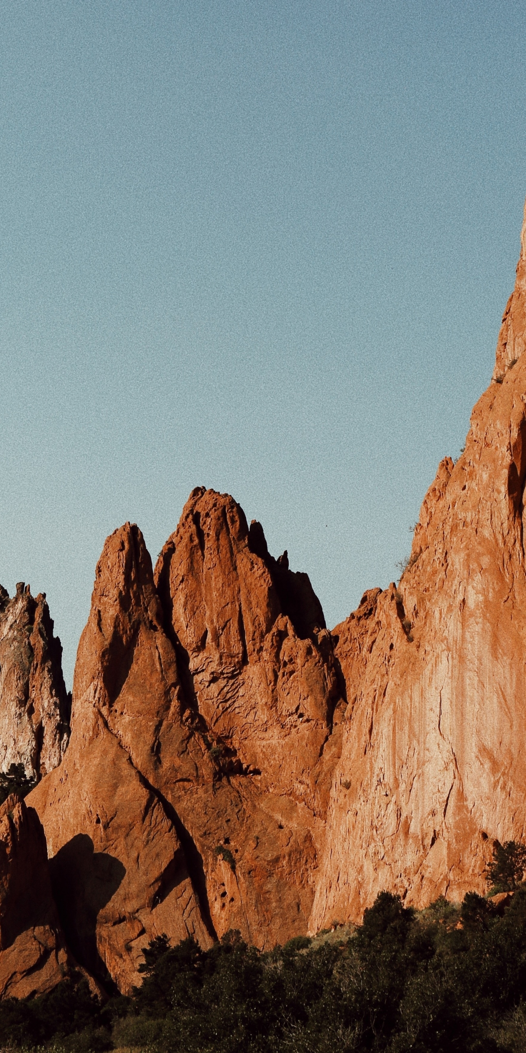 Cliffs, rocky mountains, sky, nature, 1080x2160 wallpaper