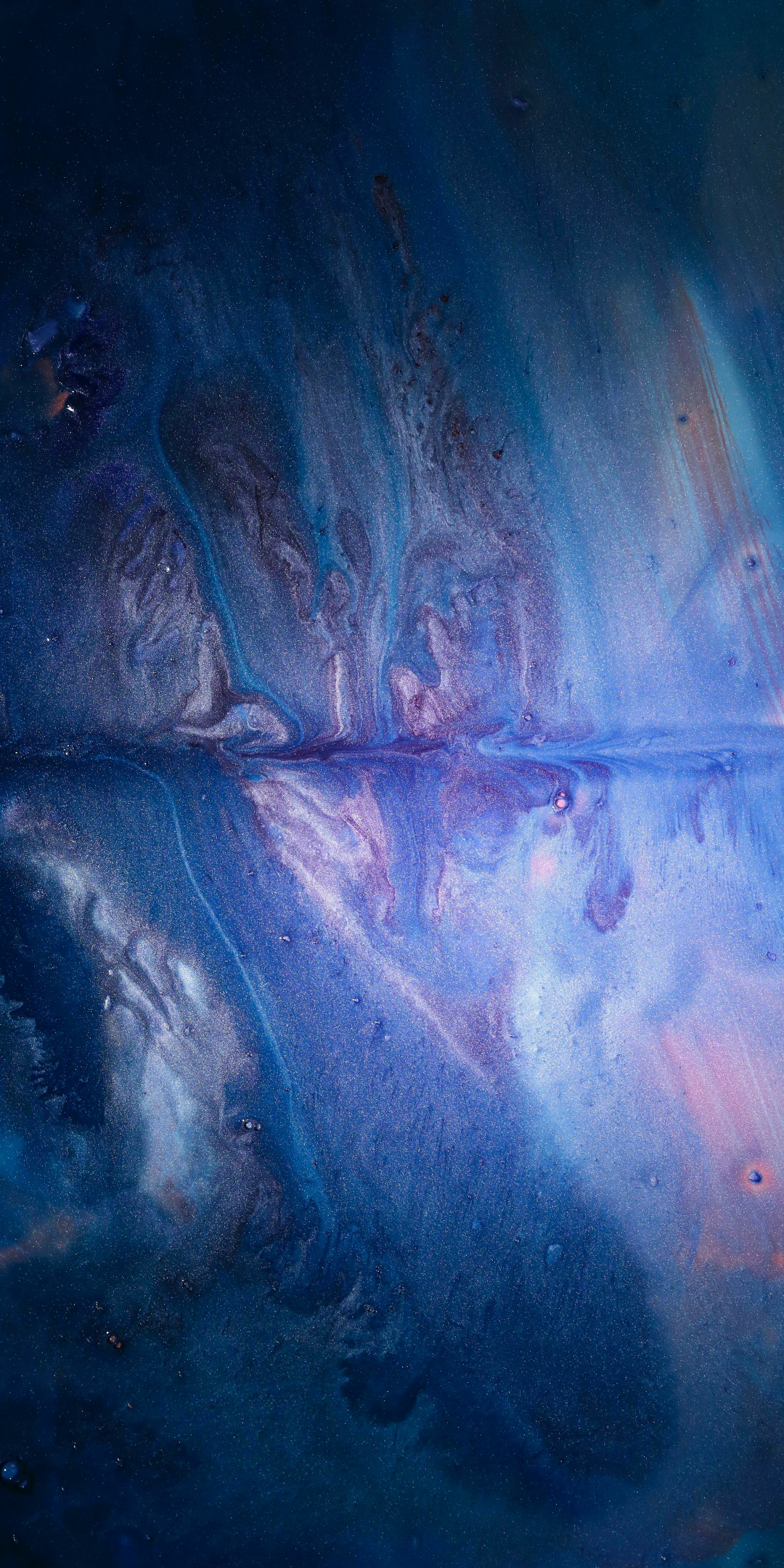 Surface, colorful artwork, bluish theme, 1080x2160 wallpaper