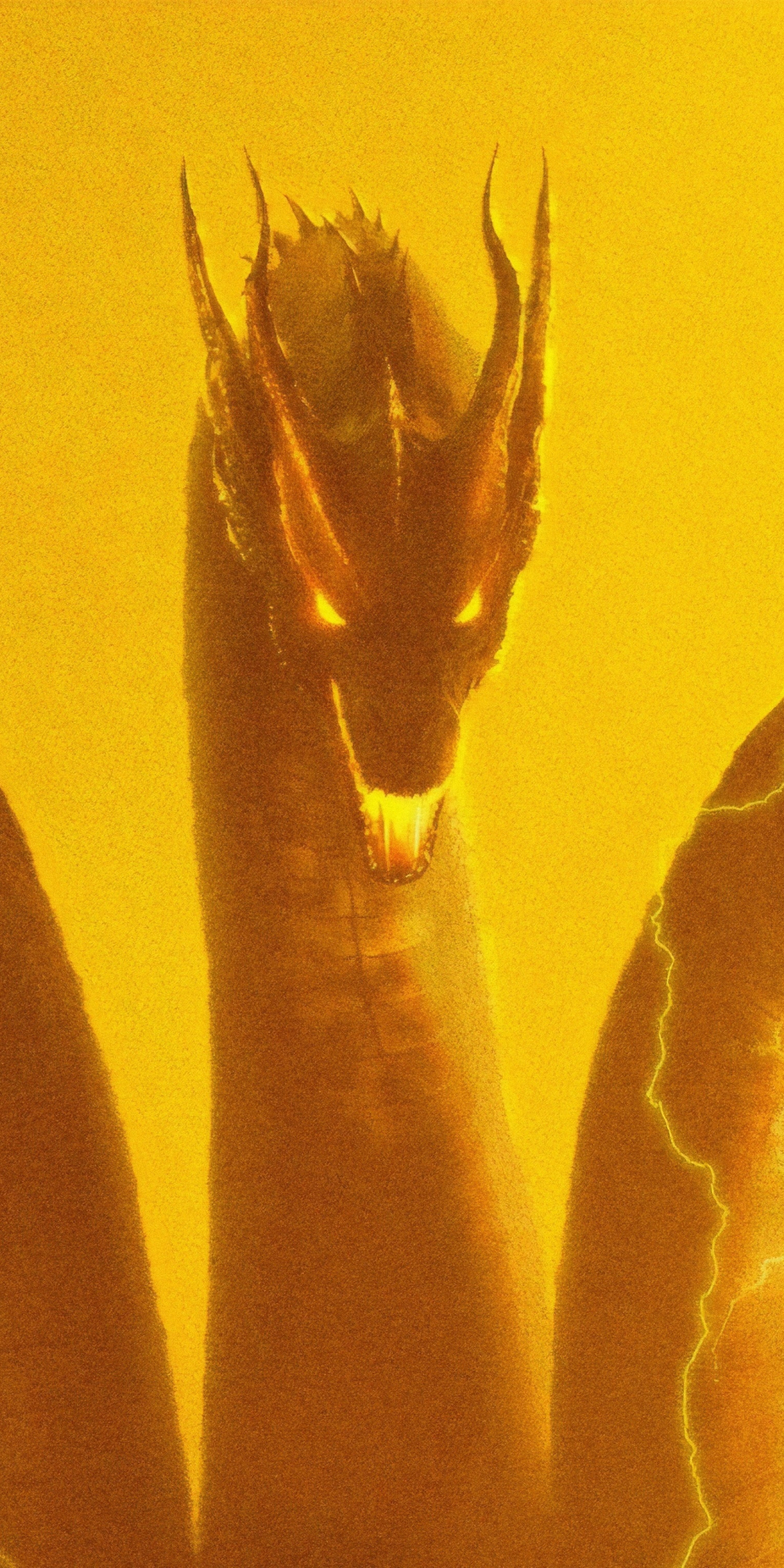 Three head dragon, Godzilla: King of The Monsters, 2019 movie, 1080x2160 wallpaper