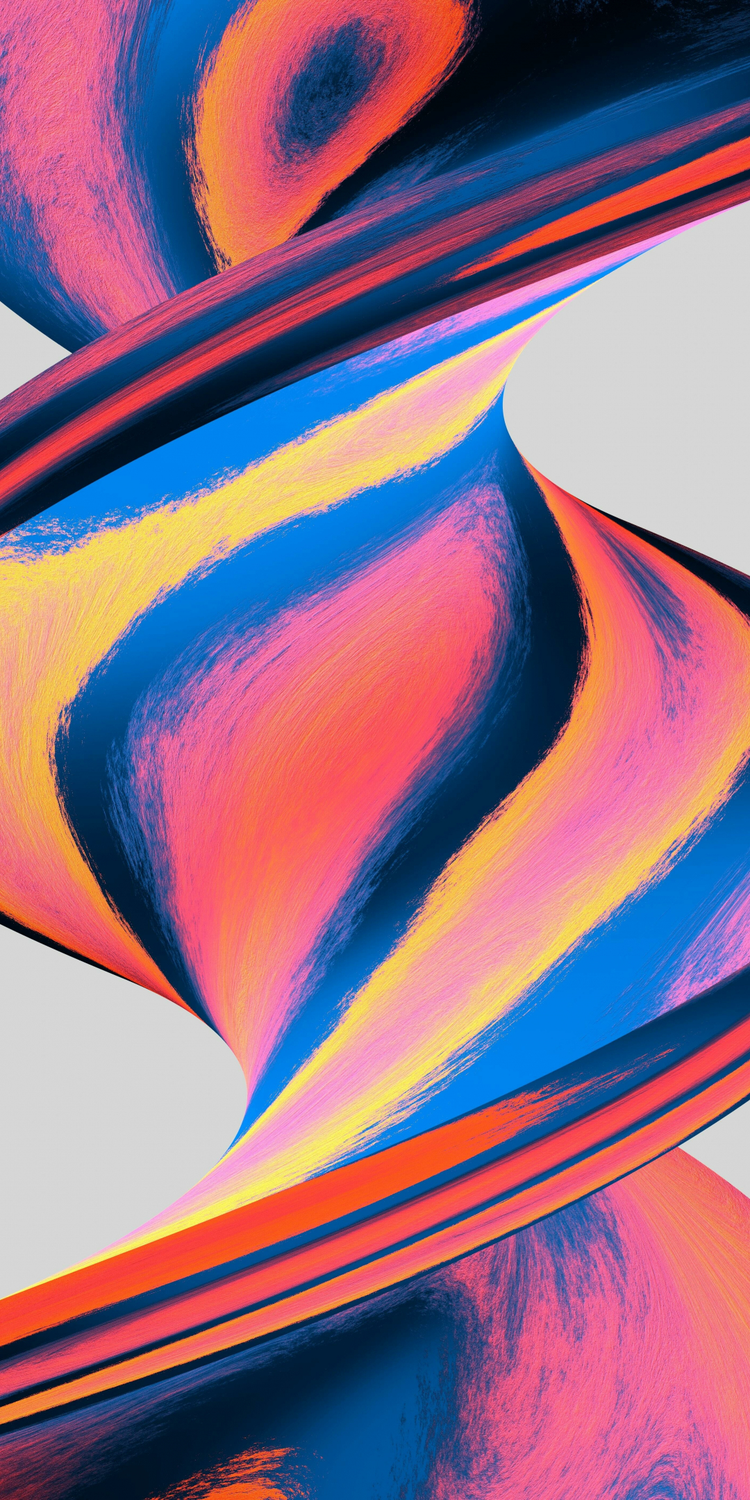 Twist, spiral, helix shape, colorful, 1080x2160 wallpaper