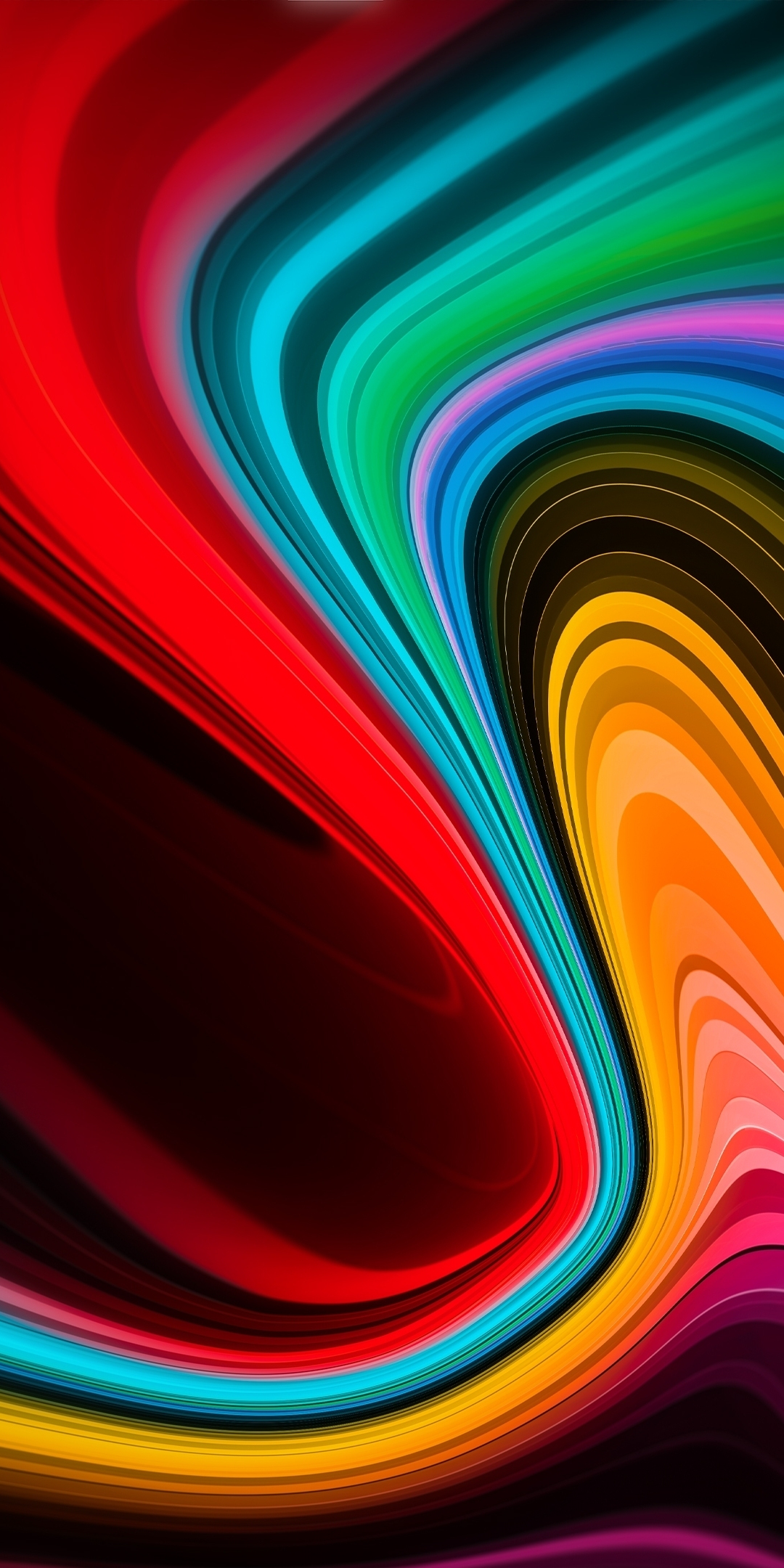 New colors, formation, abstract, 1080x2160 wallpaper
