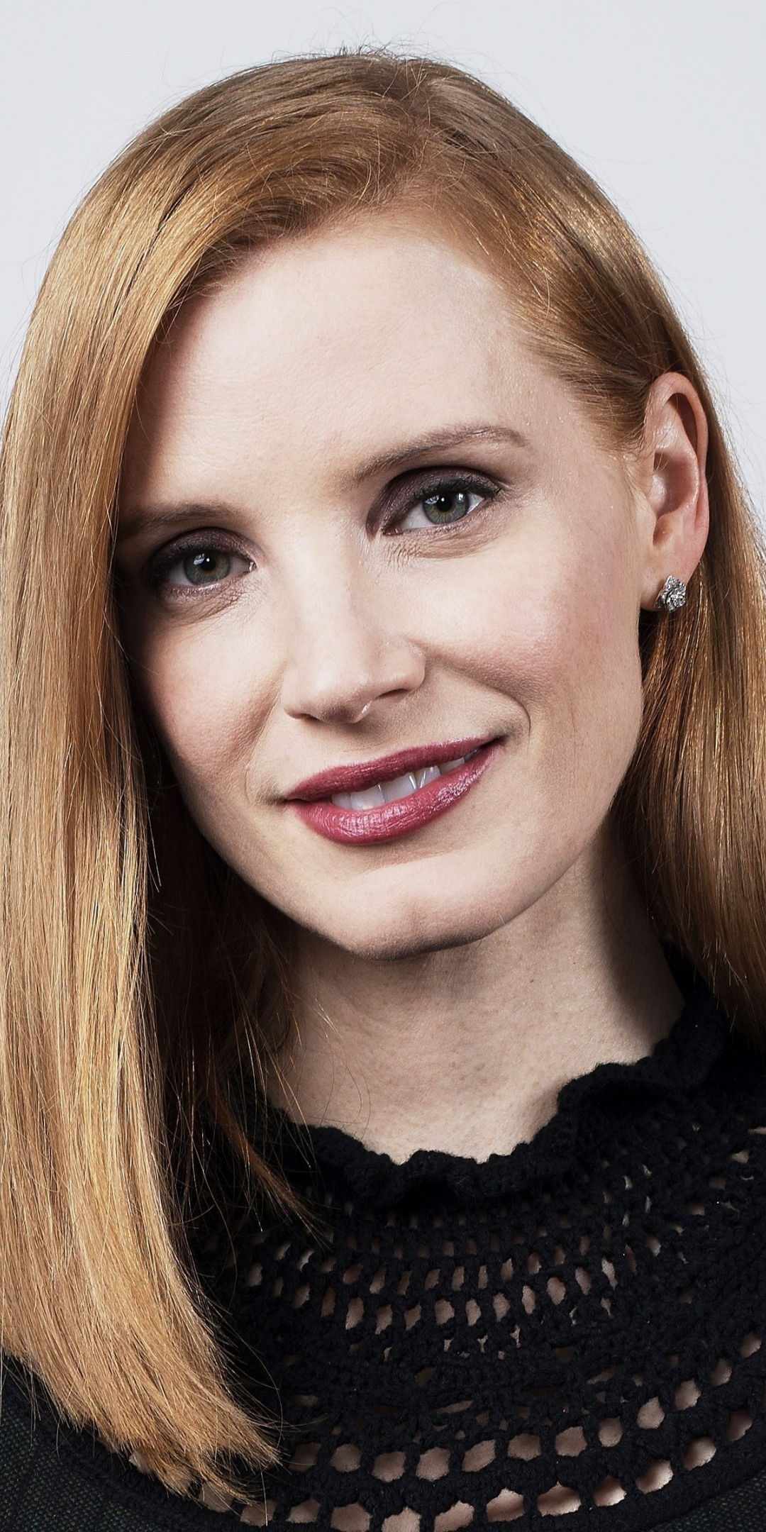 Download Wallpaper 1080x2160 Redhead Celebrity Jessica Chastain