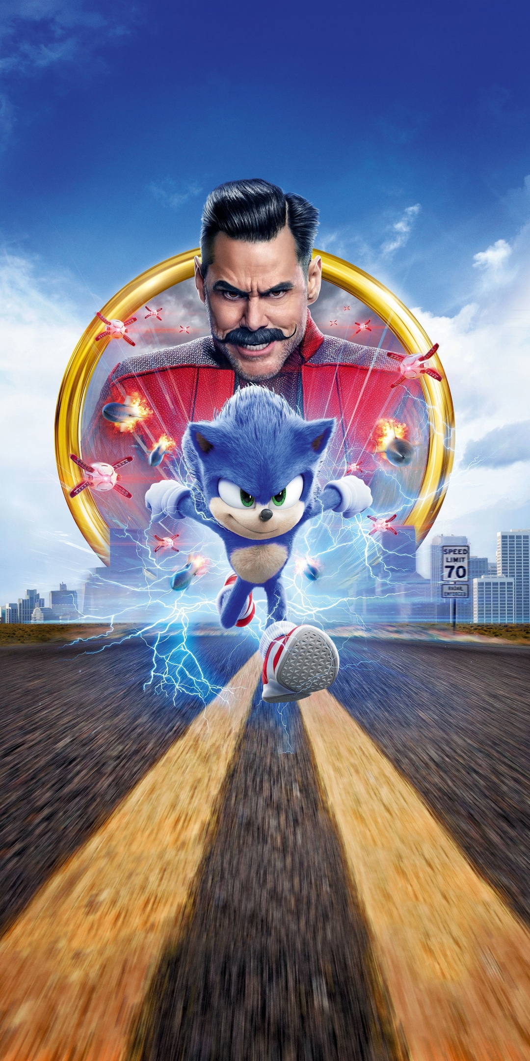 2020, Sonic The Hedgehog, movie, 1080x2160 wallpaper