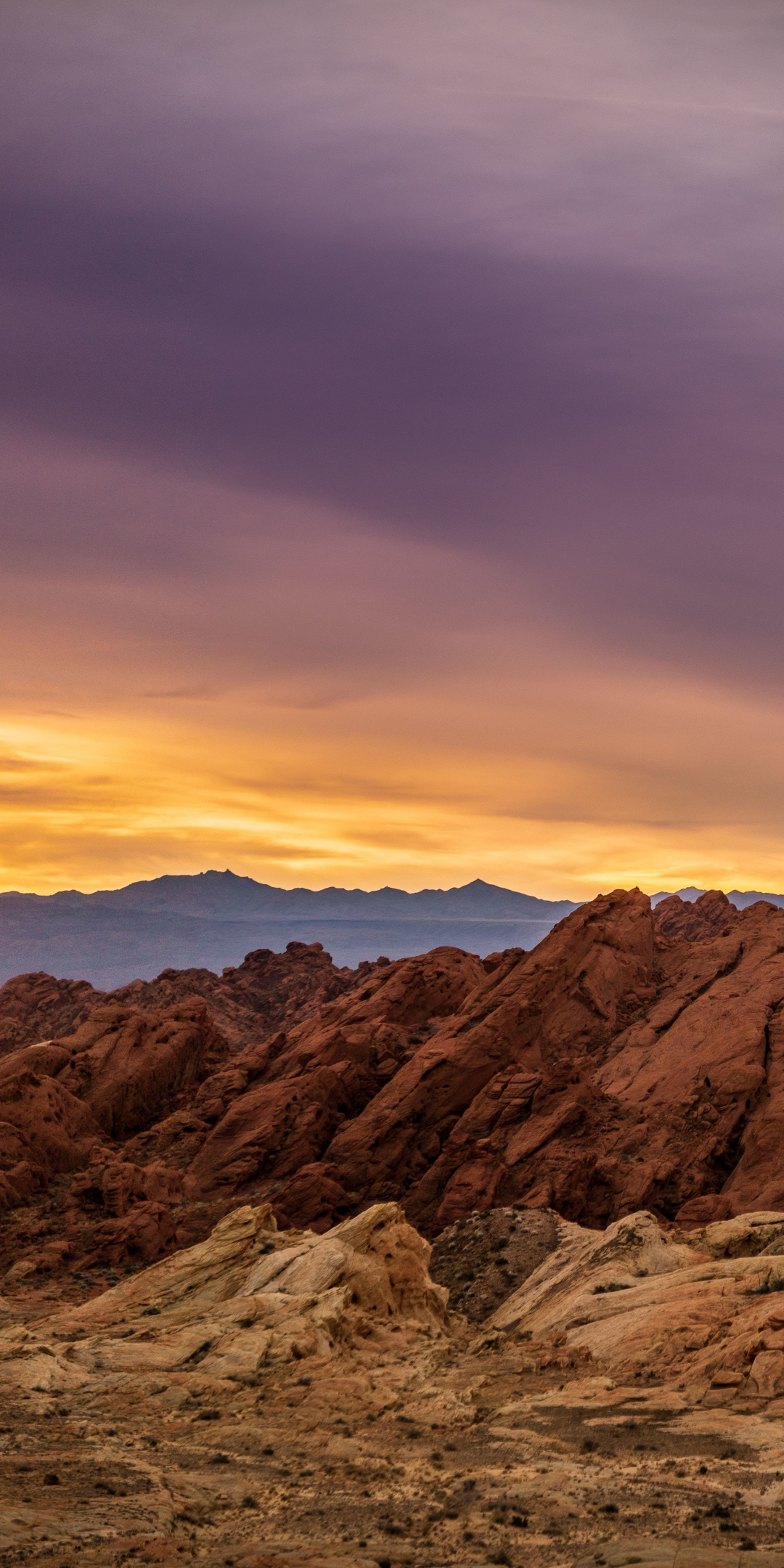Rocky mountains, nature, sunset, 1080x2160 wallpaper