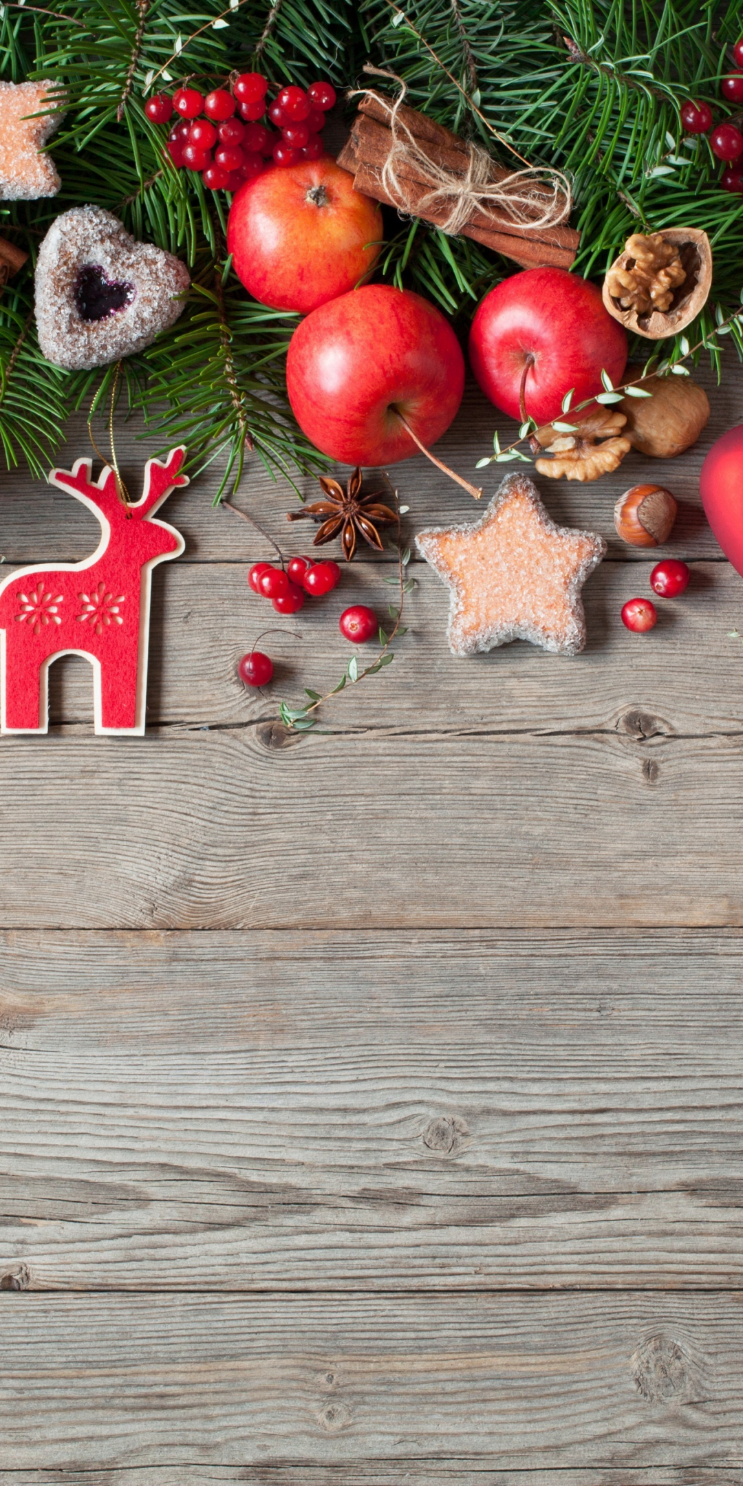 Decorations, holiday, Christmas, 2017, 1080x2160 wallpaper