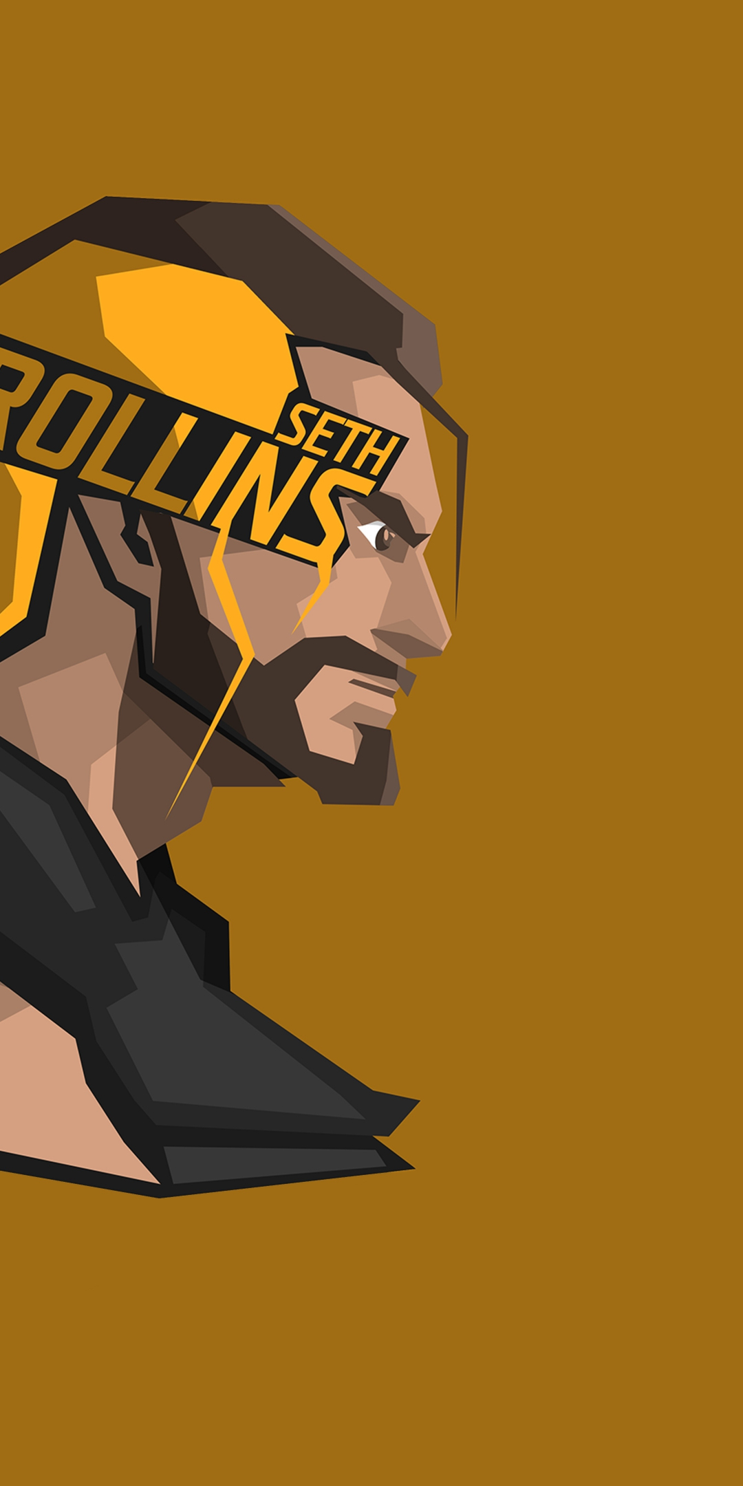 Artwork, WWE, Seth Rollins, headshot, 1080x2160 wallpaper