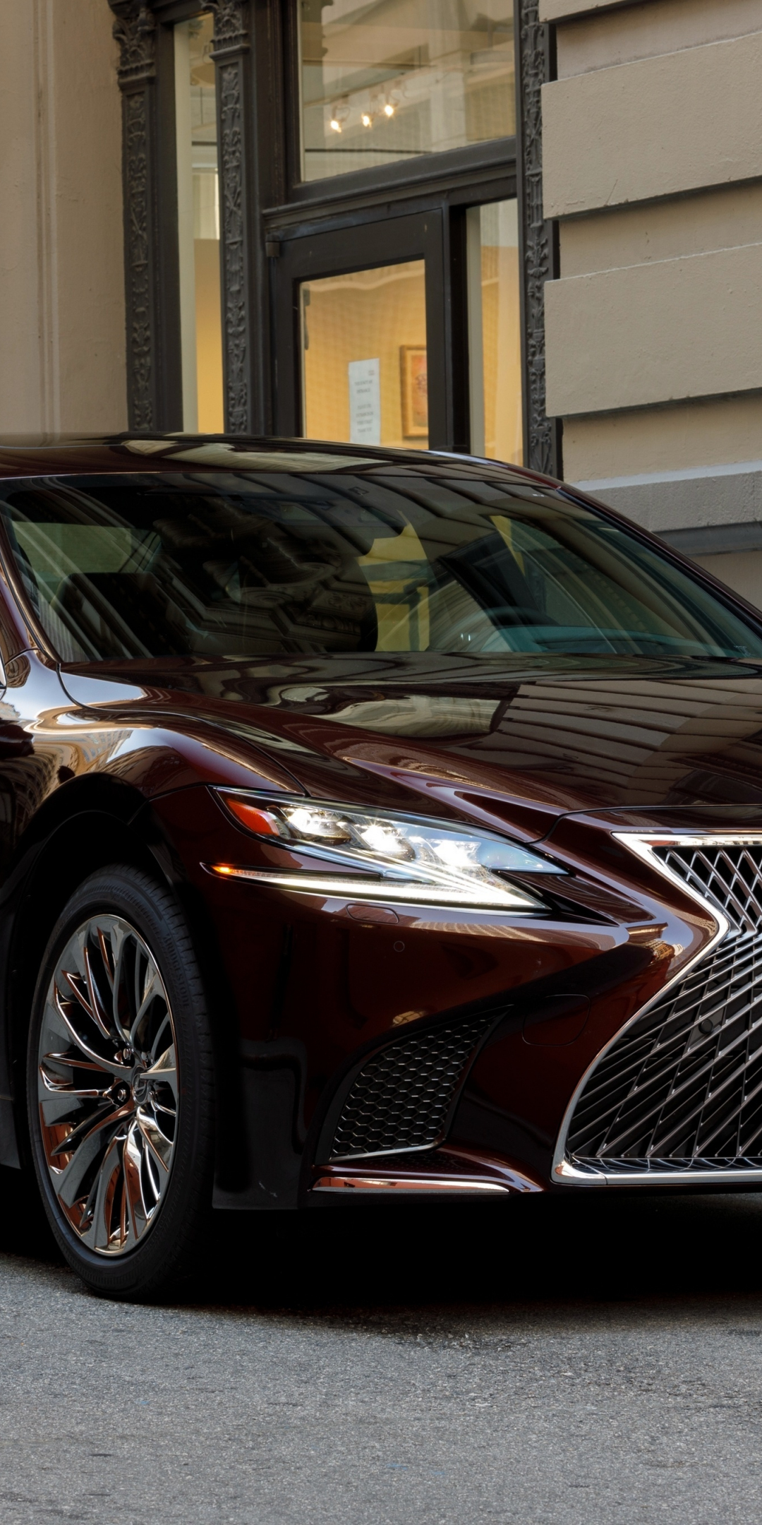 Sedan, 2018, luxury car, Lexus LS, 1080x2160 wallpaper