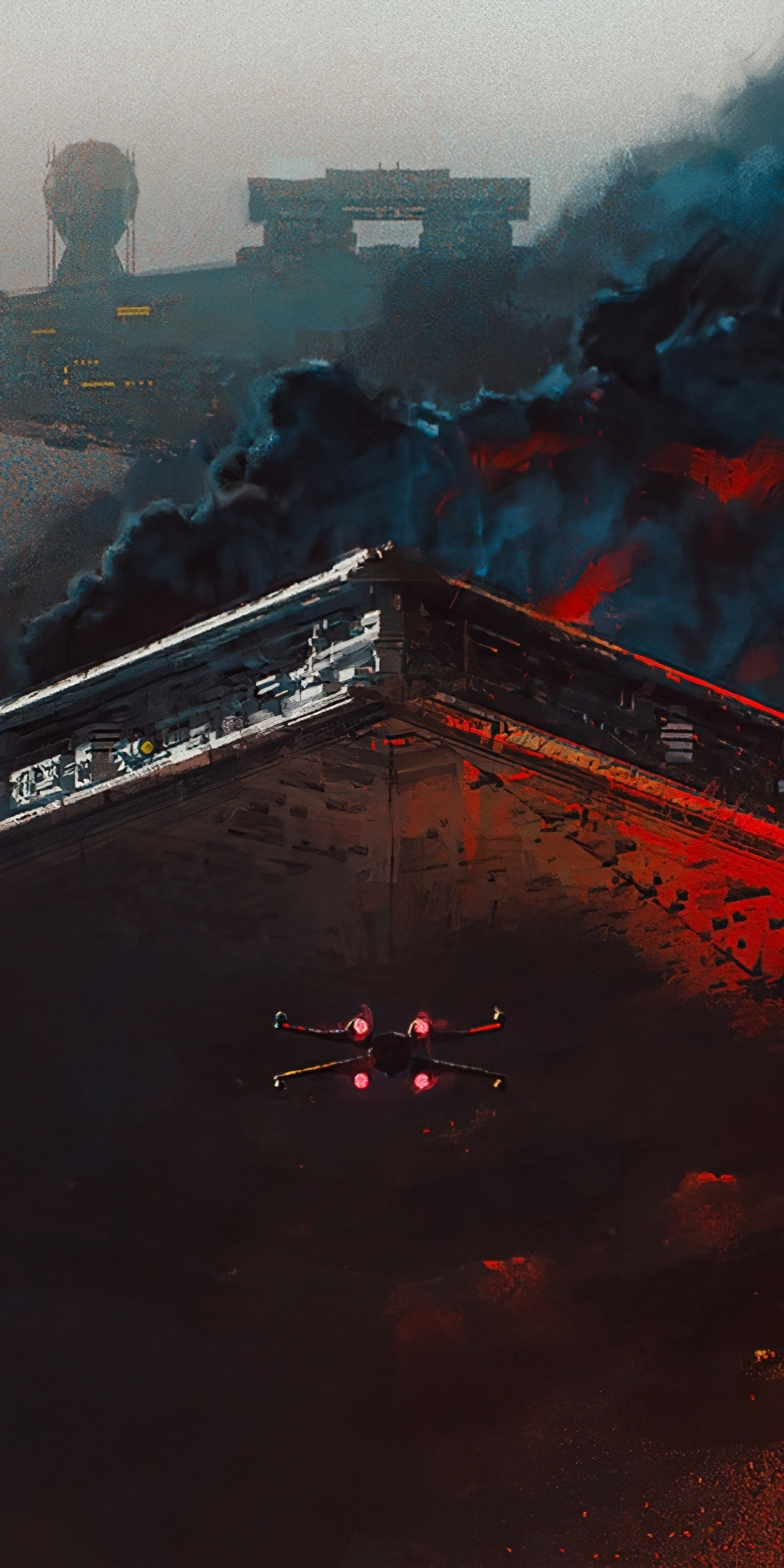 Destroyer ship, space, Star Wars, game, 1080x2160 wallpaper