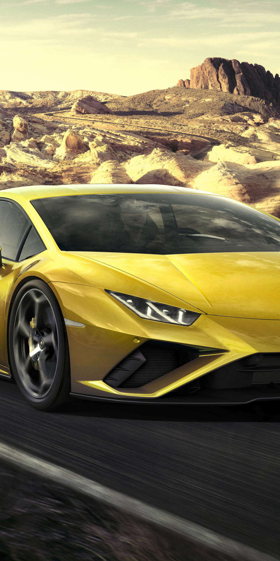 Lamborghini Huracan EVO RWD, on-road, 2020, 1080x2160 wallpaper