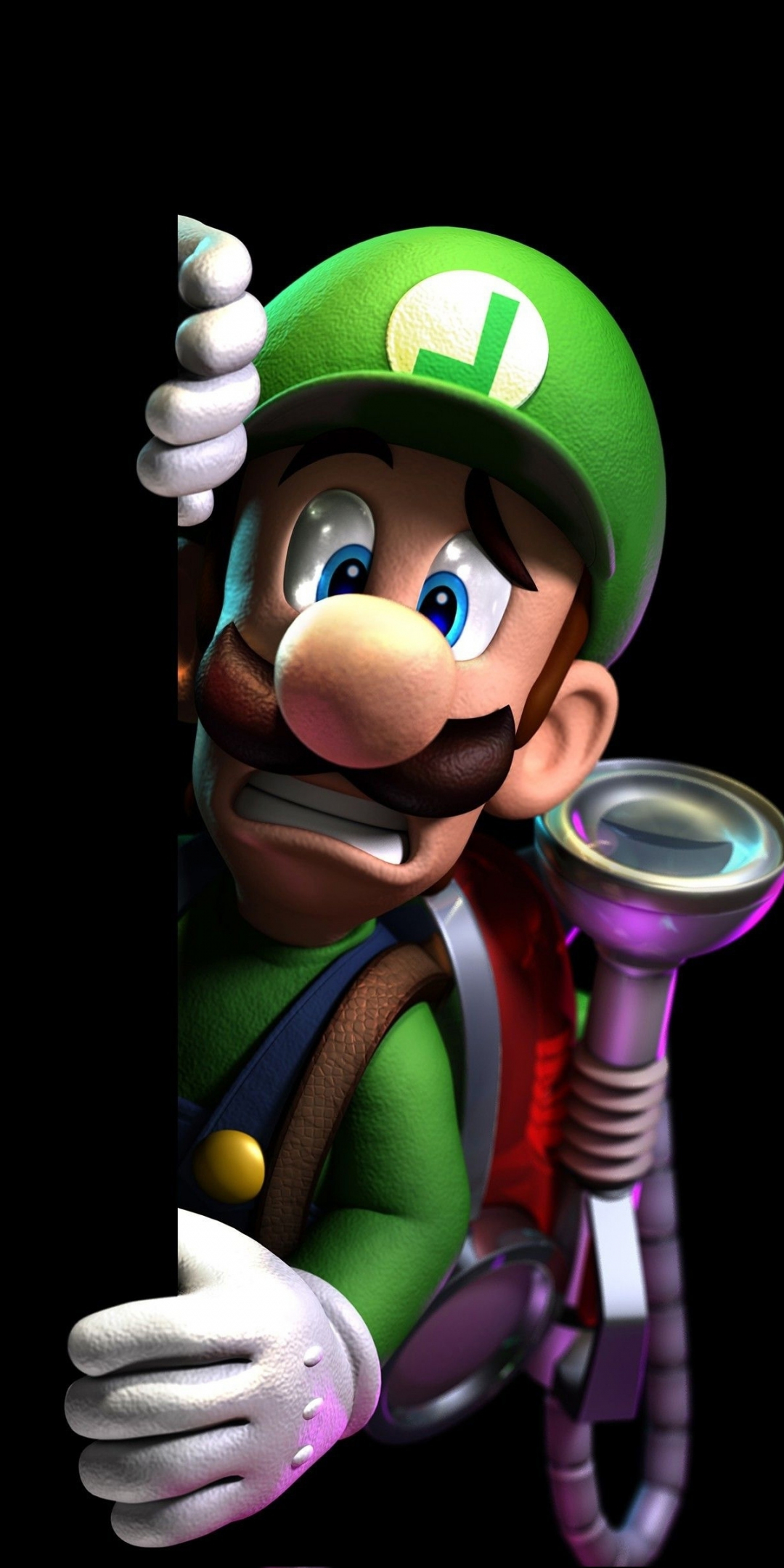 Scared Mario Luigi, fan art, video game, 1080x2160 wallpaper
