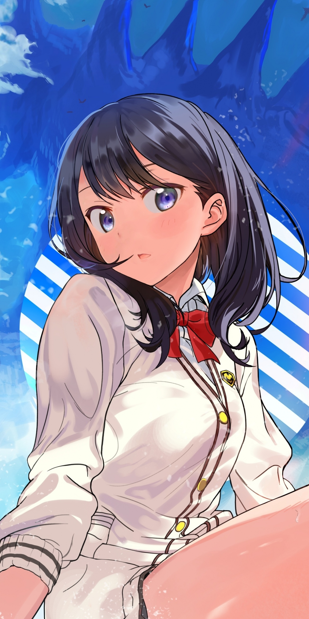 Cute, Rikka Takarada, SSSS.Gridman, anime girl, 1080x2160 wallpaper